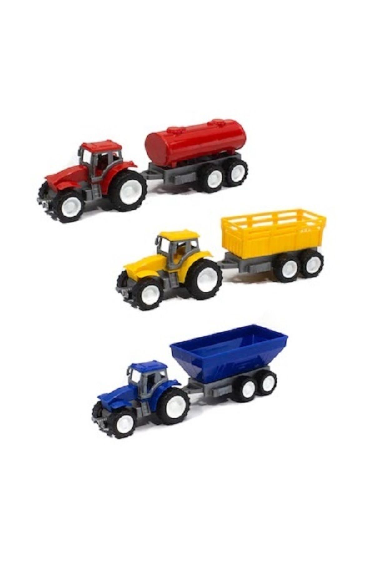 Seysa 3'lü Traktör Oyuncak Seti  Farm Series Çiftlik Serisi