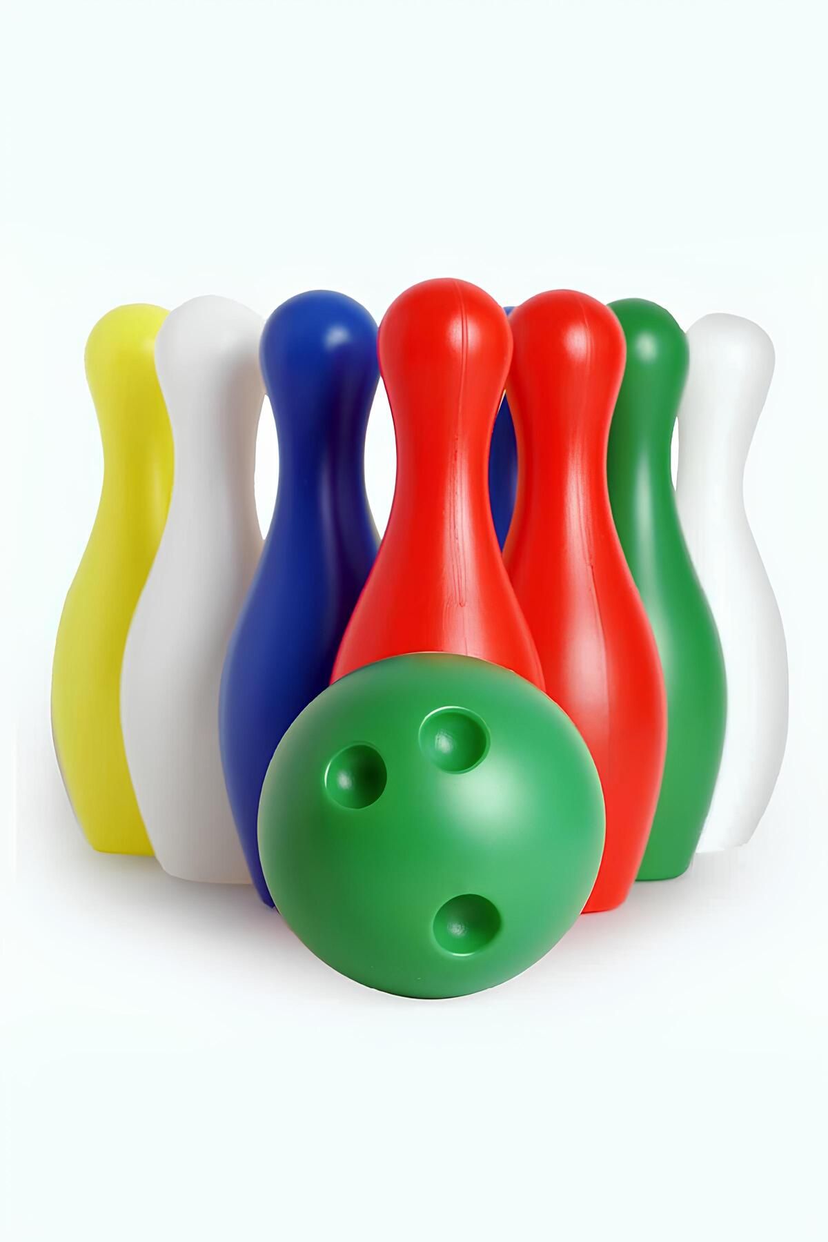 Factorial Bowling Oyuncak Takımı Renkli 10 Parça Çocuk Spor Oyuncakları Labut Dikkat Oyunları Zeka Küpü