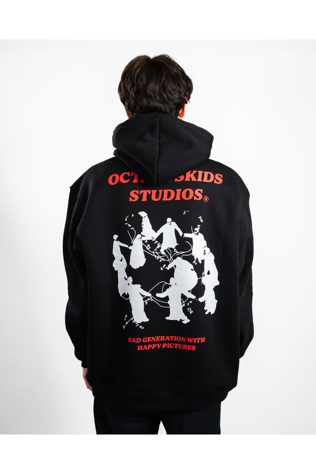Octavos OctavosKids Studios Baskılı Oversize Sweatshirt