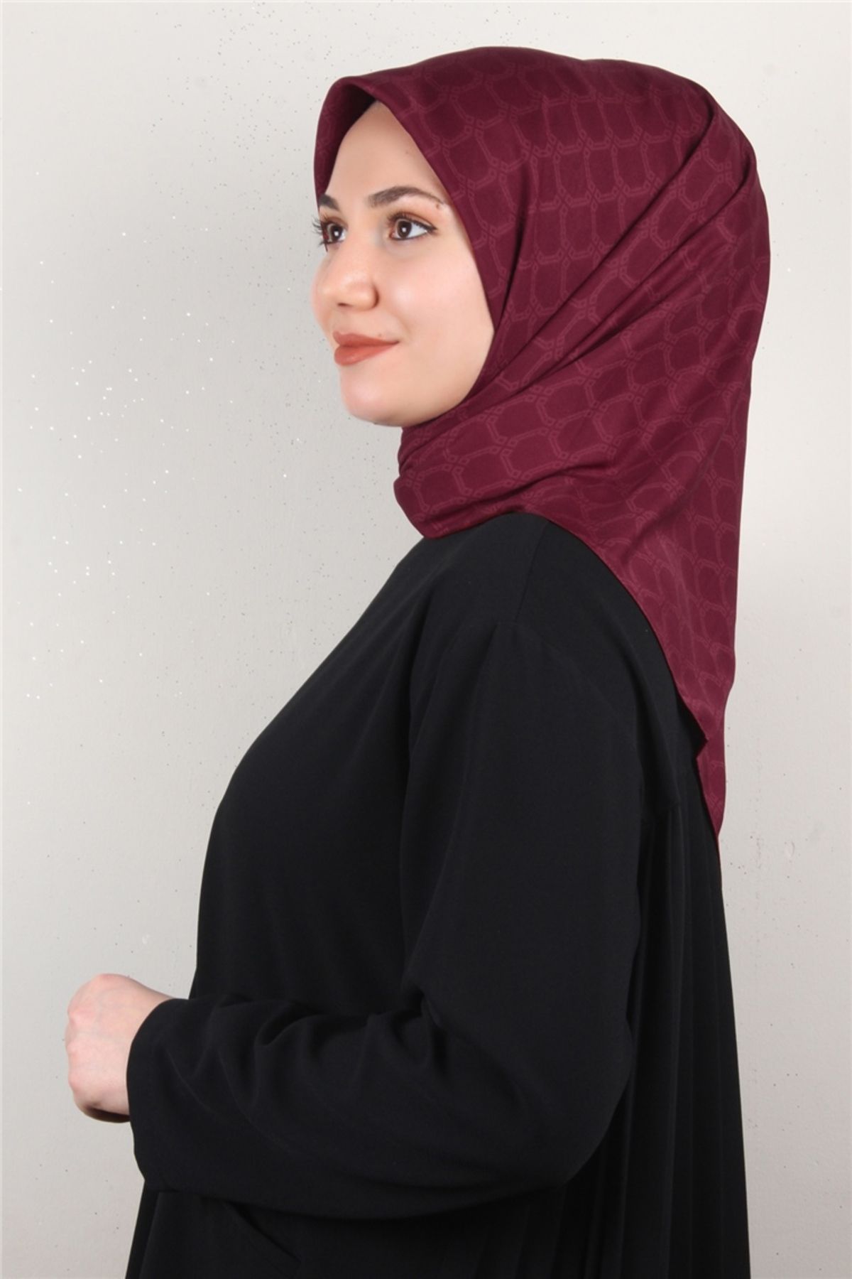 Eşarppark Alya Fresh Eşarp 5353-11 Bordo