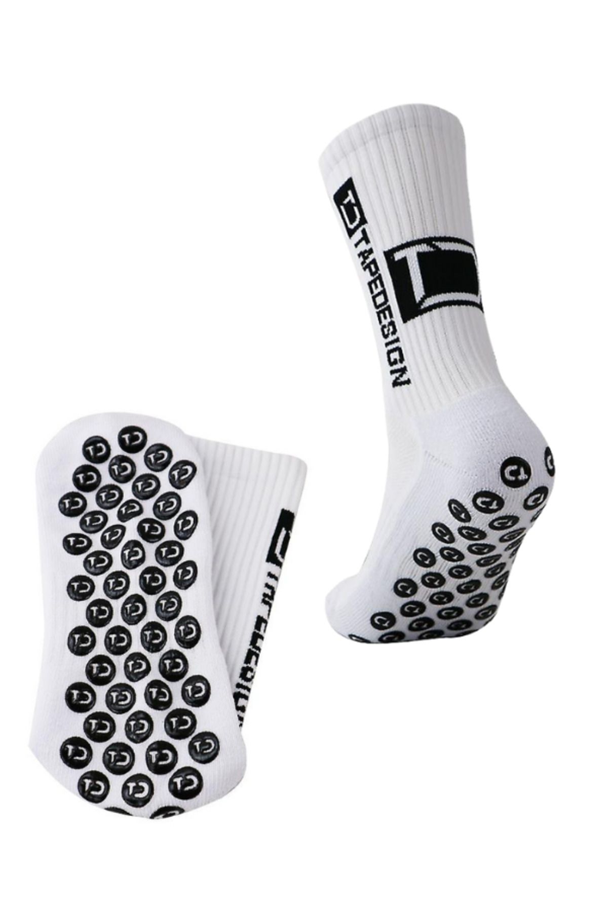 Socks Sirius Tapedesing Profesyonel Sporcu Antrenman Kaymaz Kauçuk Silikon Havlu Taban Dikişsiz Maç Sporcu Çorabı