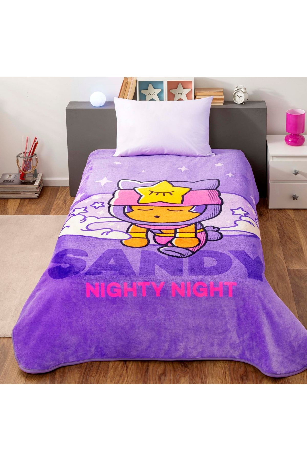 Taç Lisanslı Brawl Stars Nighty Night Battaniye