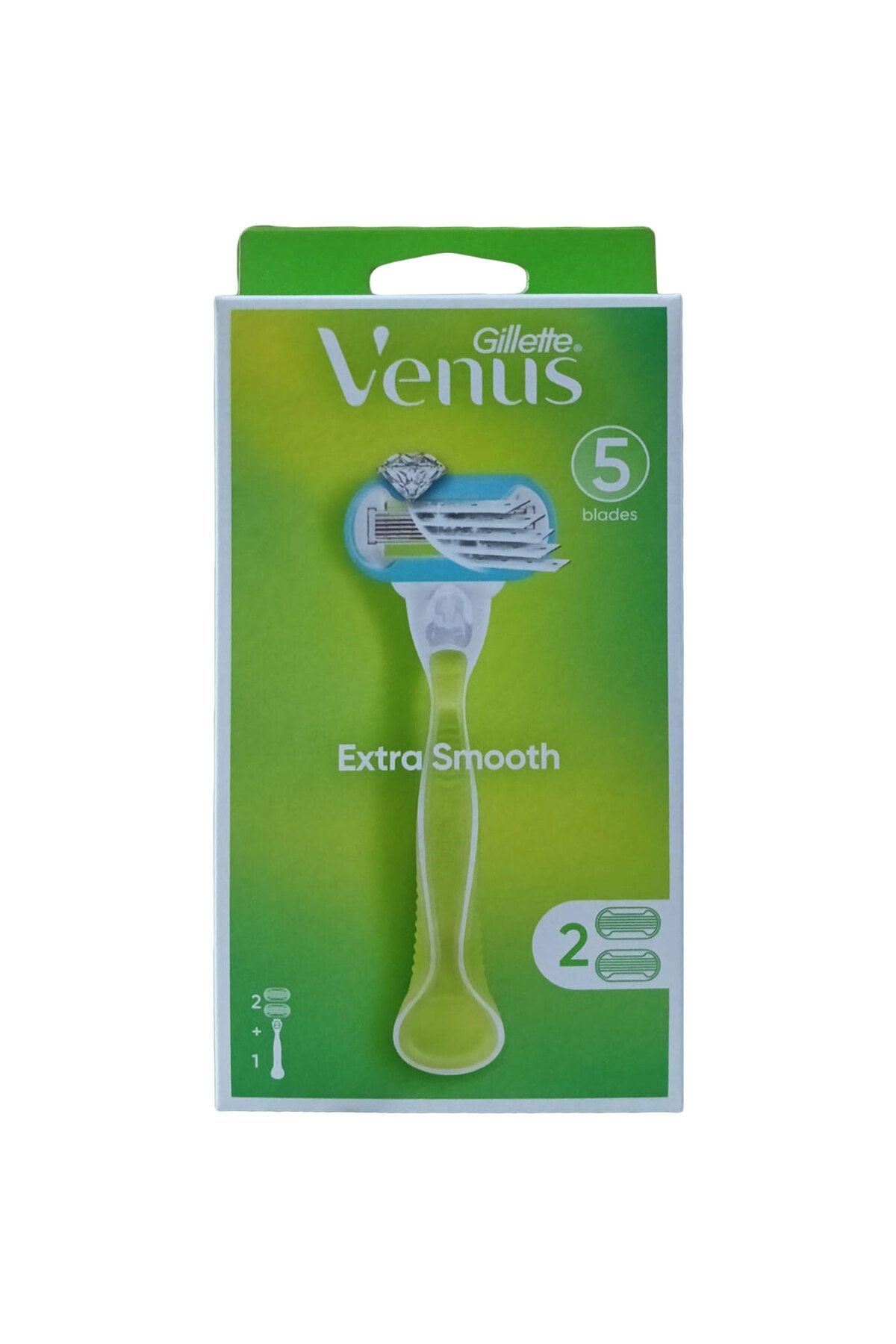 Gillette Venüs Embrace Tıraş Makinesi + 2 Yedek Bıçak