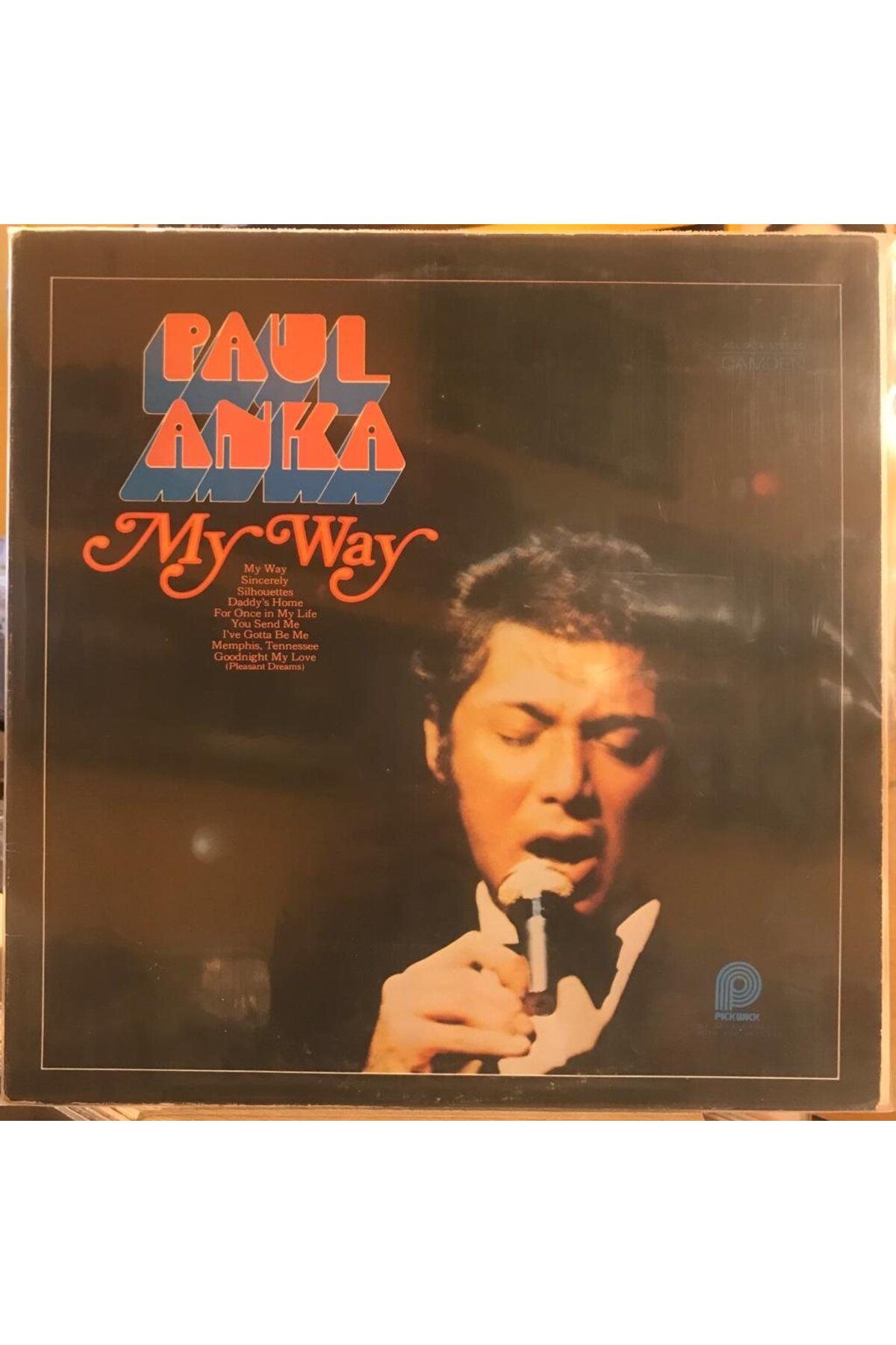 ALP PLAK Paul Anka – My Way - Plak LP