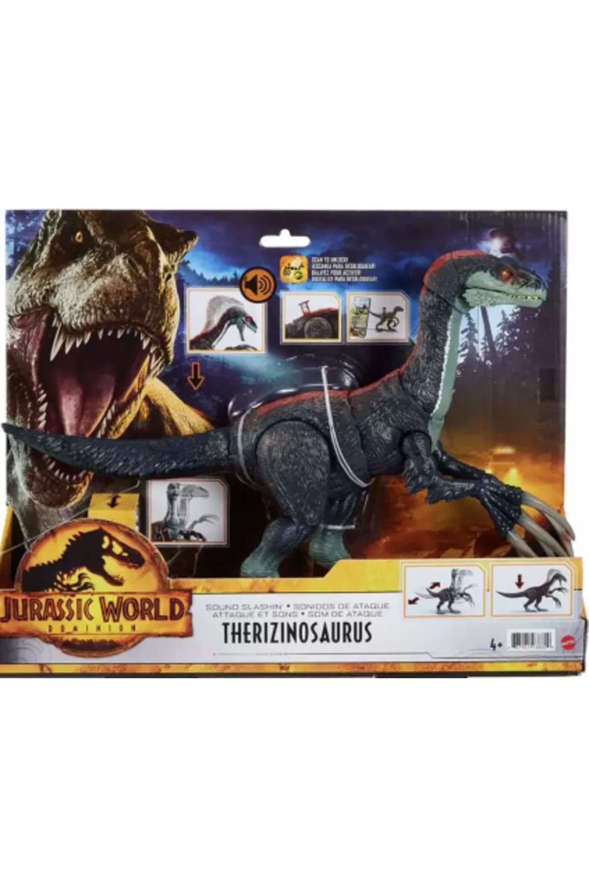 Mattel Jurassic World Slashin' Slasher Dinozor Figürü GWD65