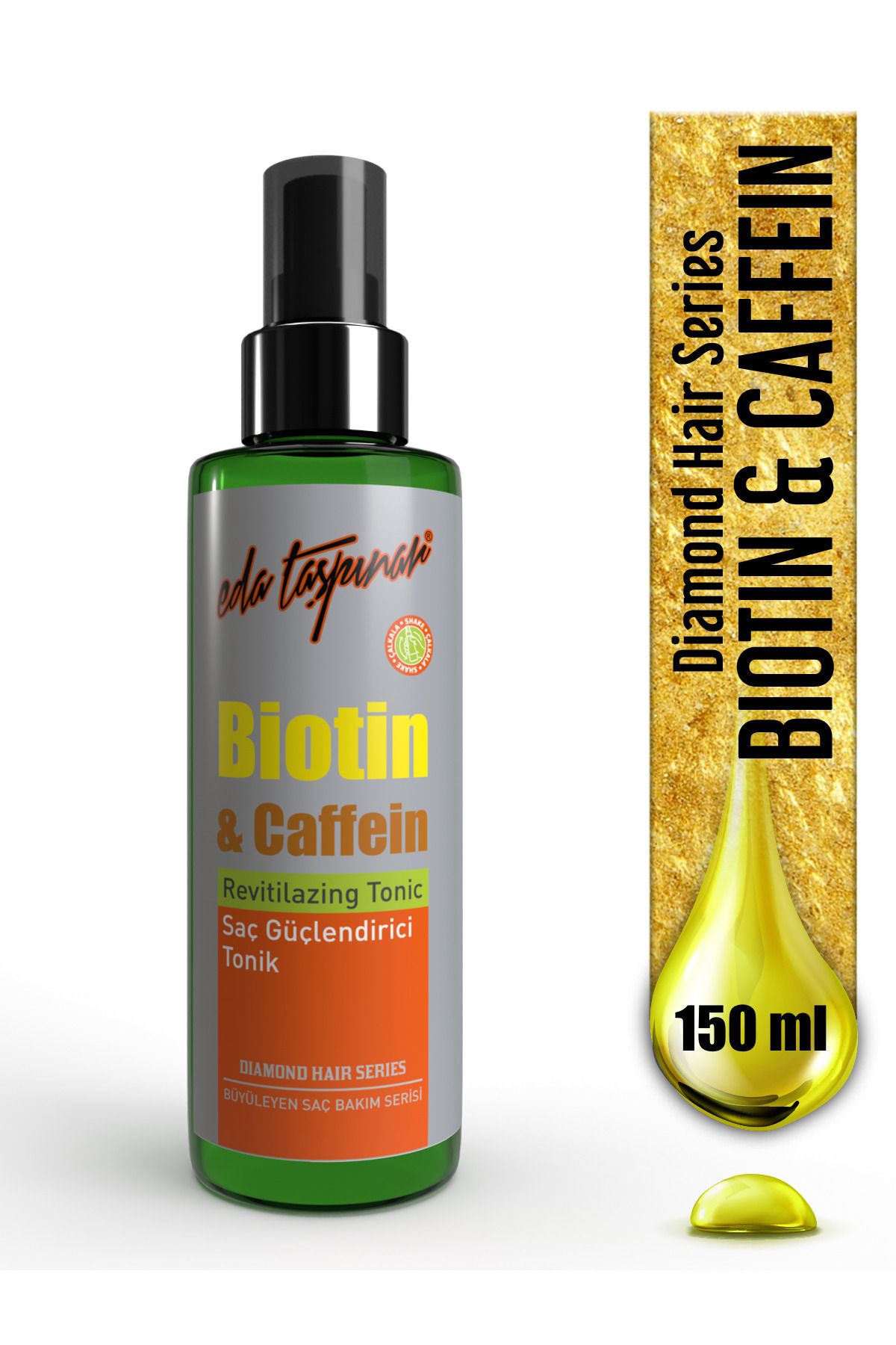 Eda Taşpınar Biotin & Kafein Dökülme Karşıtı Saç Güçlendirici Tonik -150 Ml (egx77)