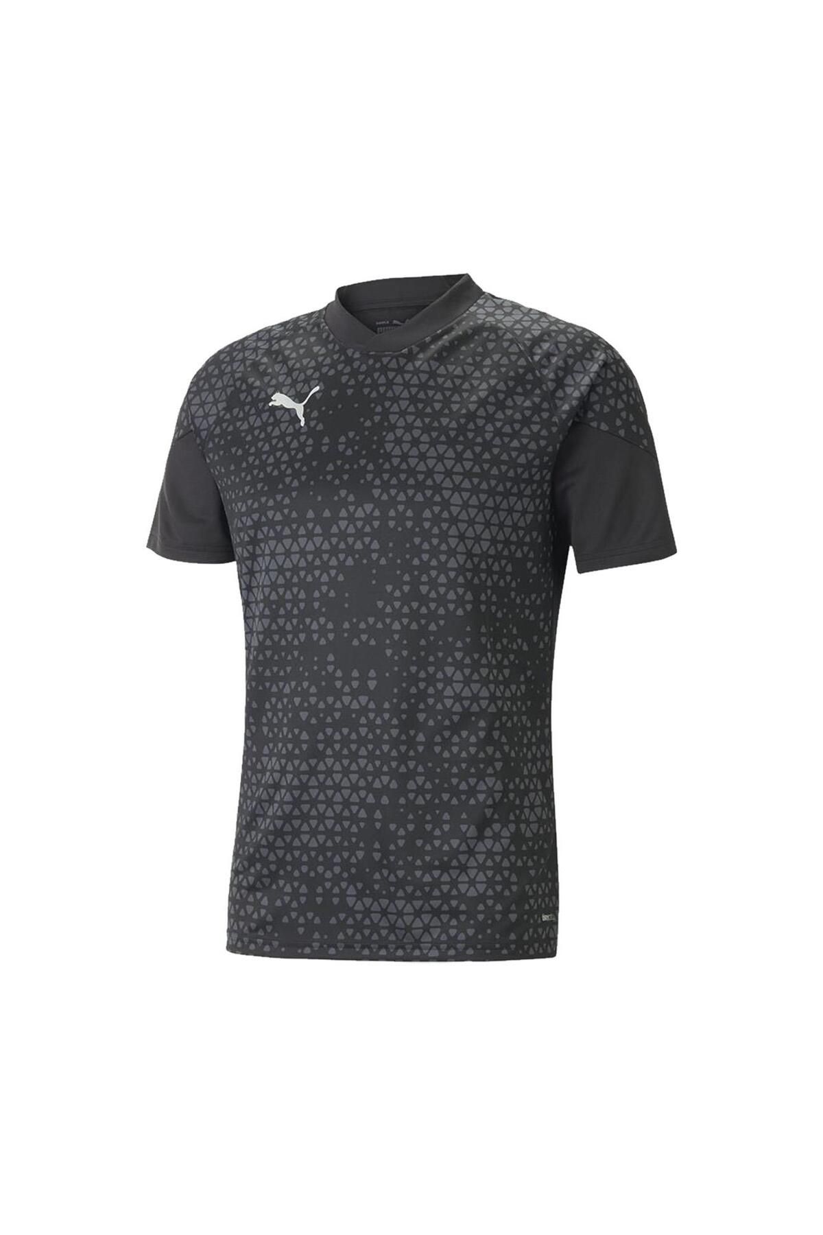 Puma Teamcup Training Jersey Erkek Futbol Tişörtü 65798403 Siyah