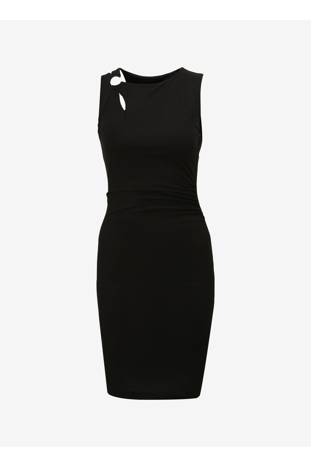 Guess Polo Yaka Siyah Standart Kadın Elbise W4RK58KAQL2-JBLK