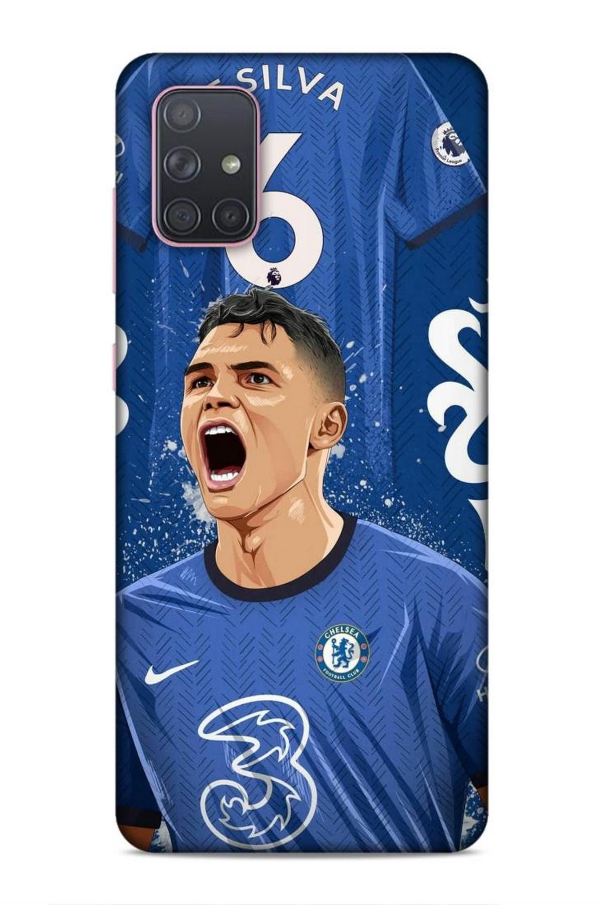 Lopard Samsung Galaxy A71 Uyumlu Verus Futbolcular 23 Thiago Silva Telefon Kabı