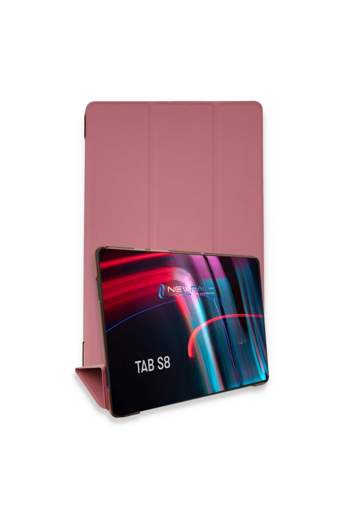 TREND CLZ942 -Galaxy X700 Tab S8 11 Uyumlu Kılıf Tablet Smart Kılıf - Ürün Rengi : Pembe