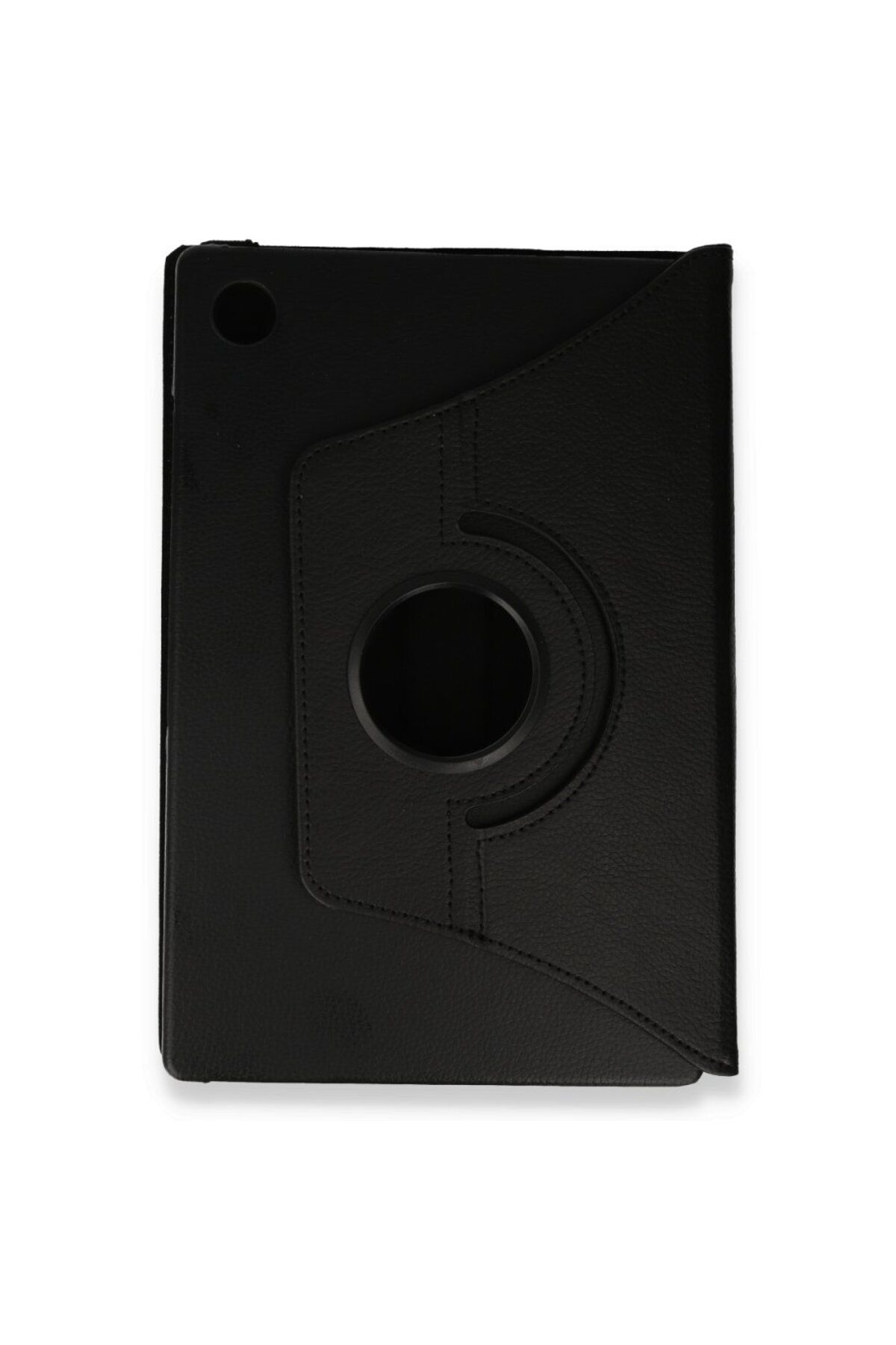 TREND Galaxy Tab A9  Uyumlu Plus Kılıf 360 Tablet Deri Kılıf - Ürün Rengi : Siyah