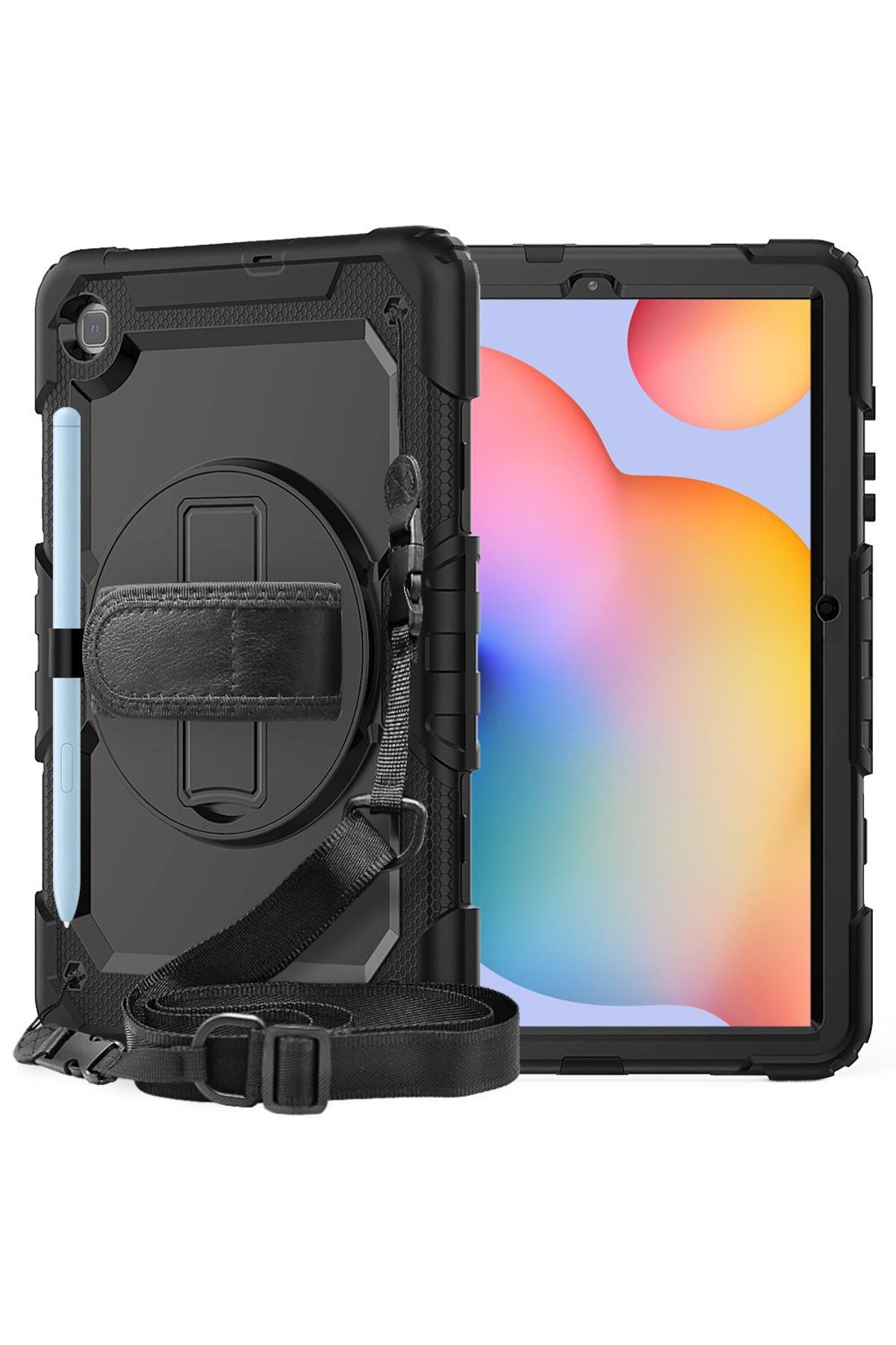 TREND CLZ942  Galaxy P610 Tab S6 Lite 10.4  Uyumlu Kılıf Pars Tablet Kapak - Ürün Rengi : Pembe