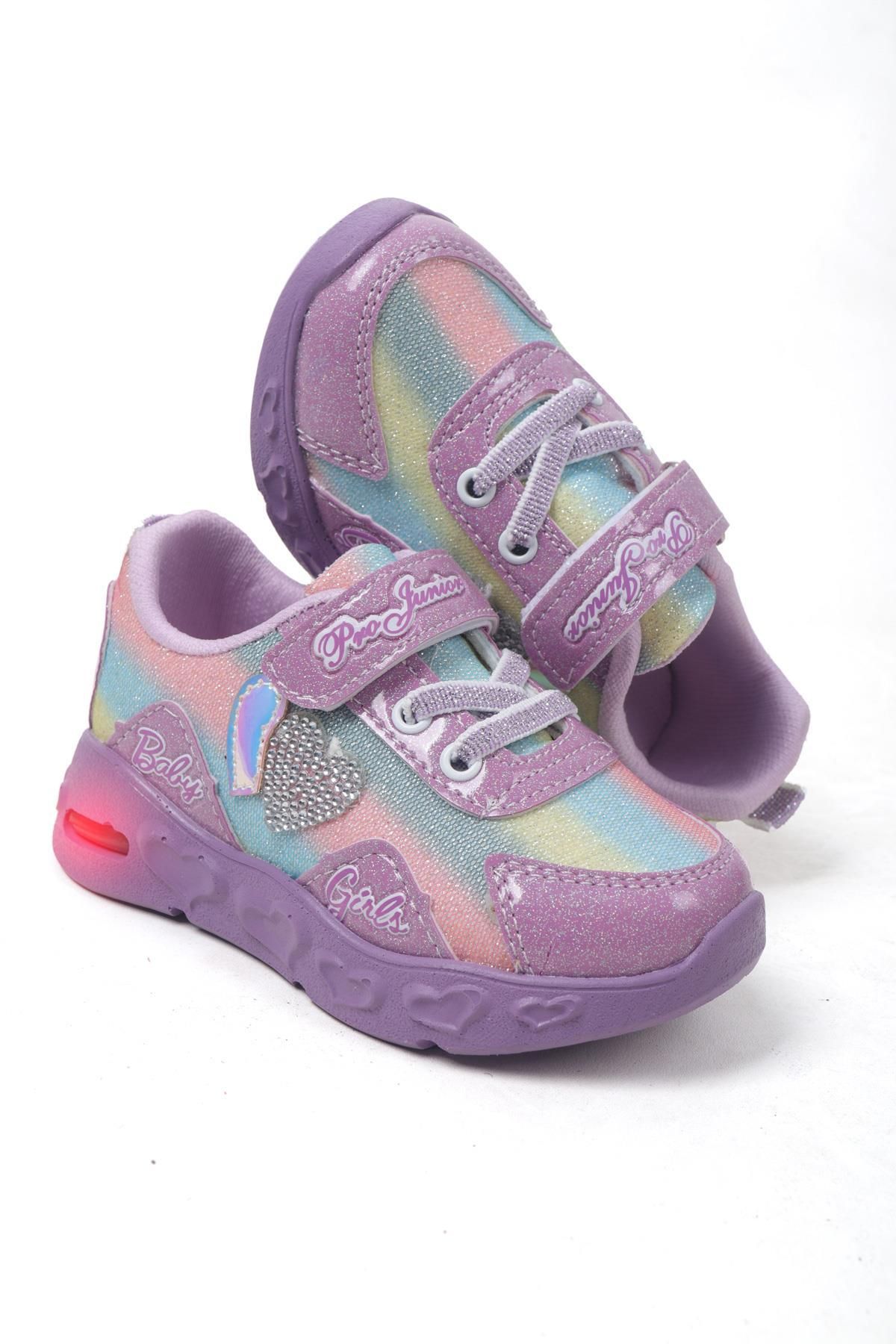 Kid's World Işıklı Kız Çocuk Spor Ayakkabı YSN986
