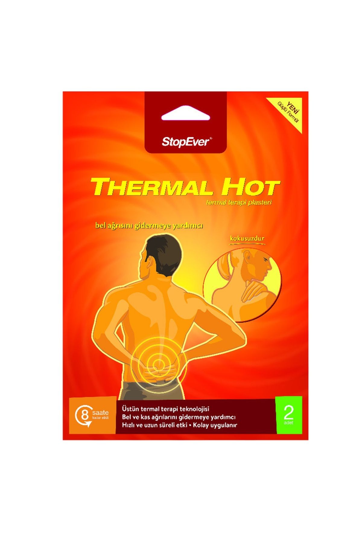 StopEver Thermal Hot Sıcak Terapi Flasteri