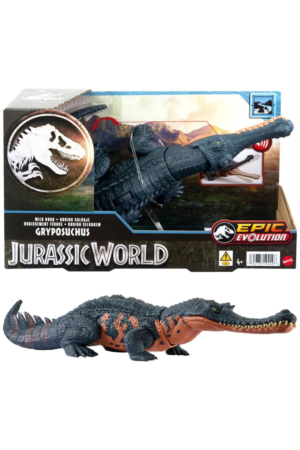 Jurassic World Kükreyen Dinozor Figürleri Gryposuchus HLP14-HTK71