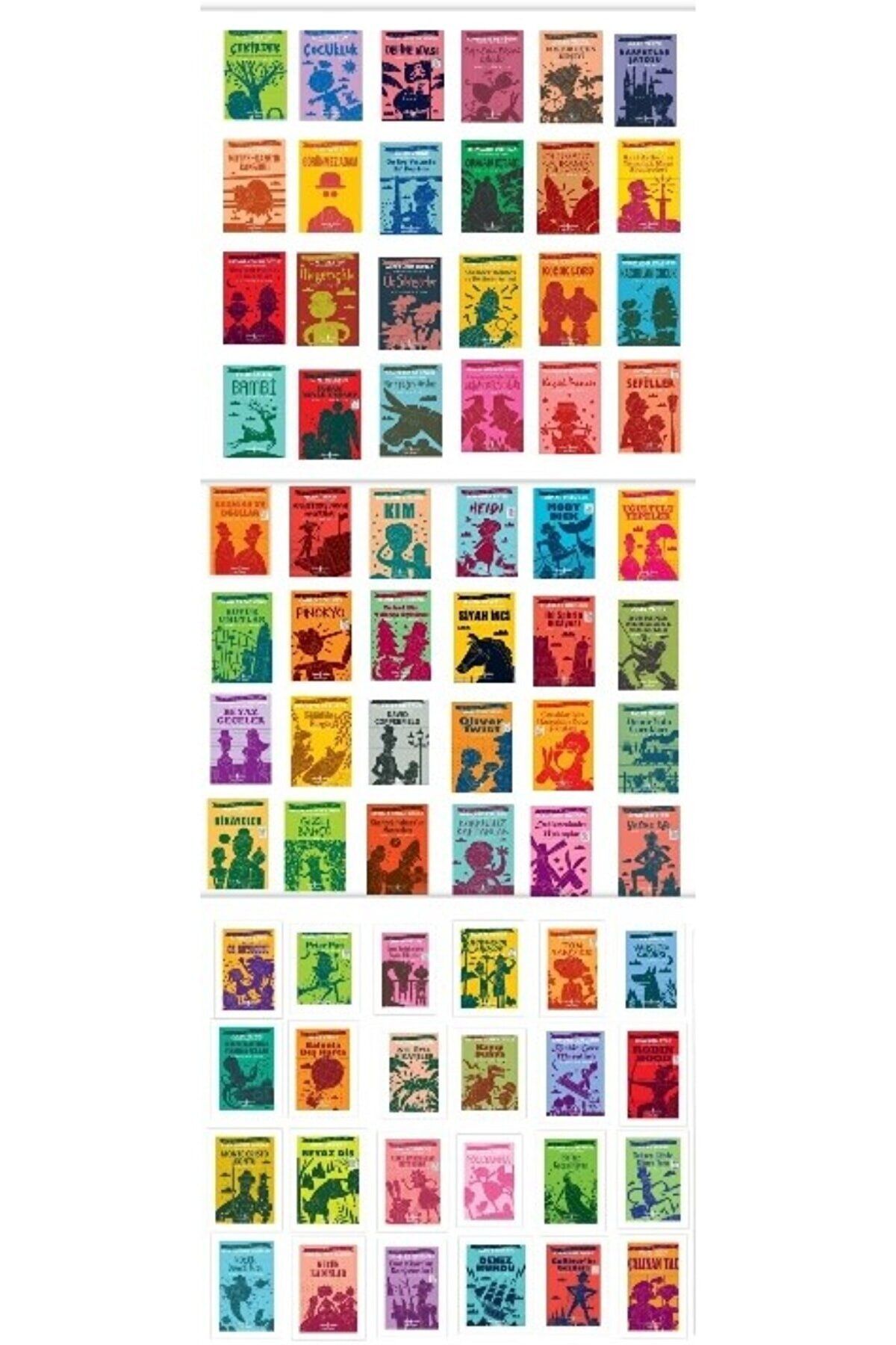 Türkiye İş Bankası Kültür Yayınları yeni-Dünya Çocuk Klasikleri 100 Temel Eser 72 Kitap Set Kısaltılmış Metin