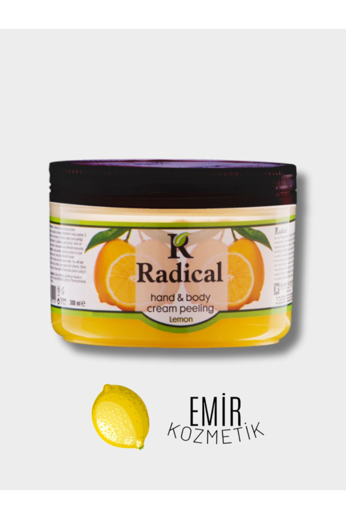 Radical Tuzlu El & Vücut Limonlu Peeling Cilt Maskesi 400ml