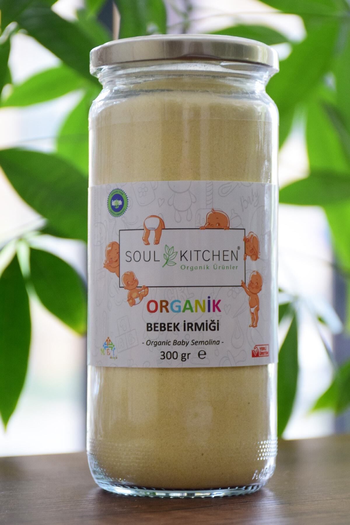 Soul Kitchen Organik Ürünler Organik Bebek Irmiği 300 gr