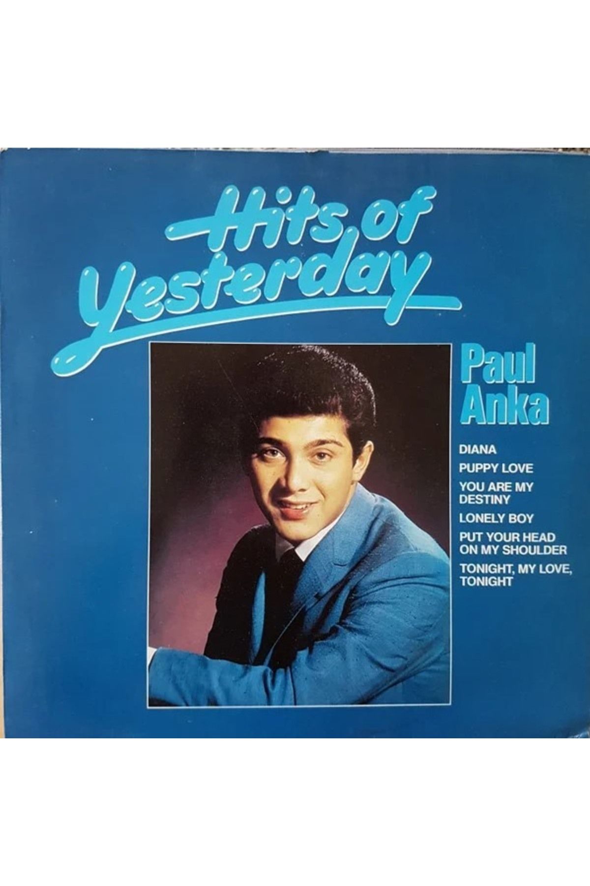 ALP PLAK Paul Anka – Hits of Yesterday - Plak LP