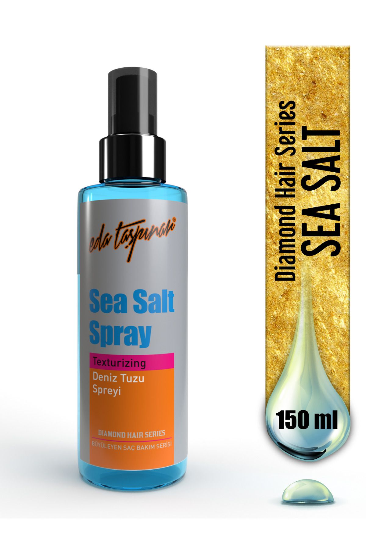 Eda Taşpınar Sea Salt Deniz Tuzu Etkili Saç Şekillendirici Sprey - 150ml. (EGX79)