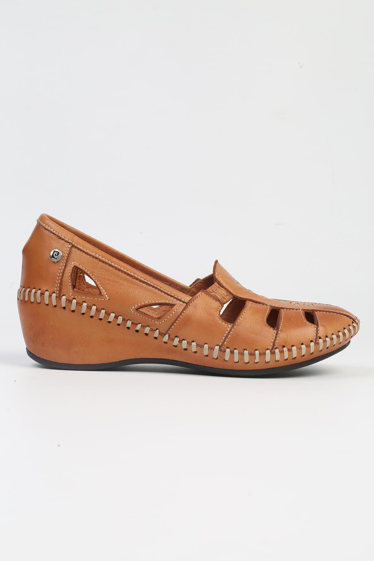 Pierre Cardin ® | PC-53023- 3963 Taba-Kadın Topuklu Günlük Ayakkabı