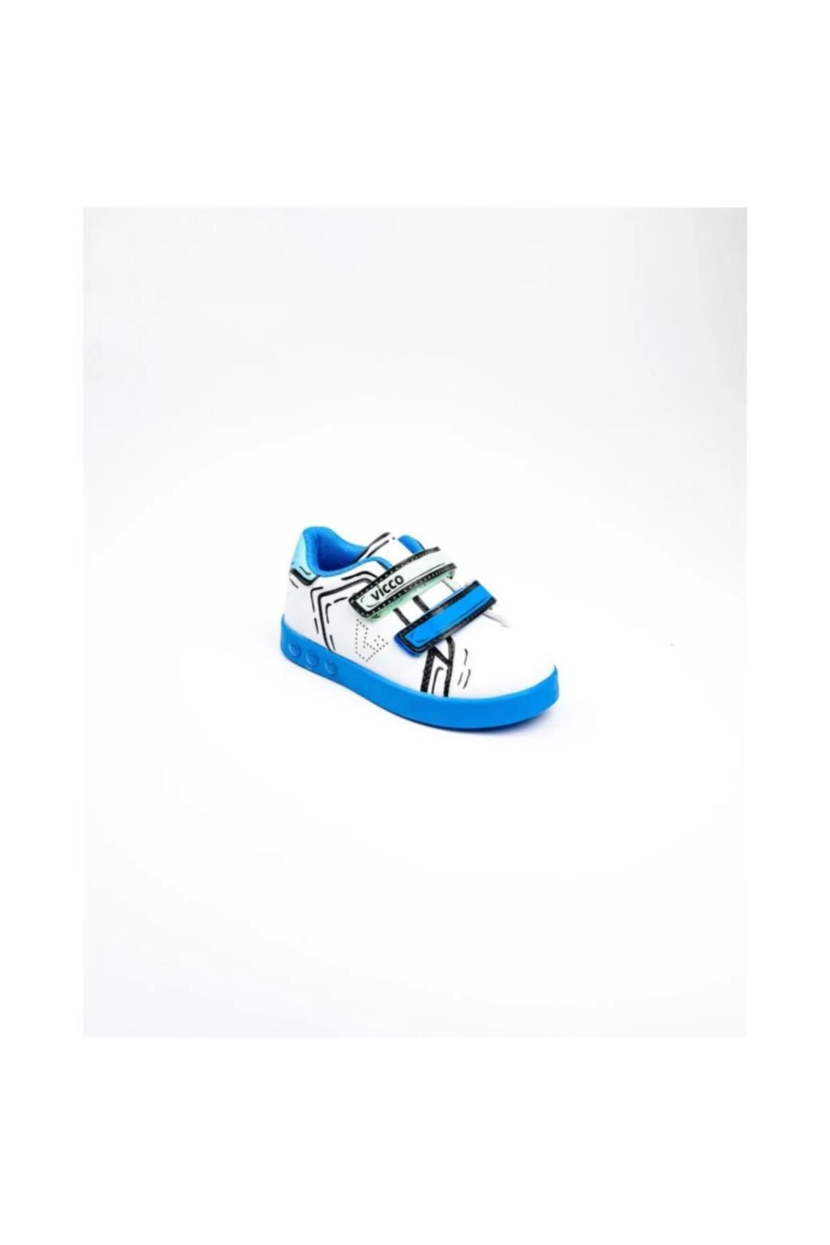 Vicco 313.b22y.153 Picasso Ayakkabı Beyaz Mavi
