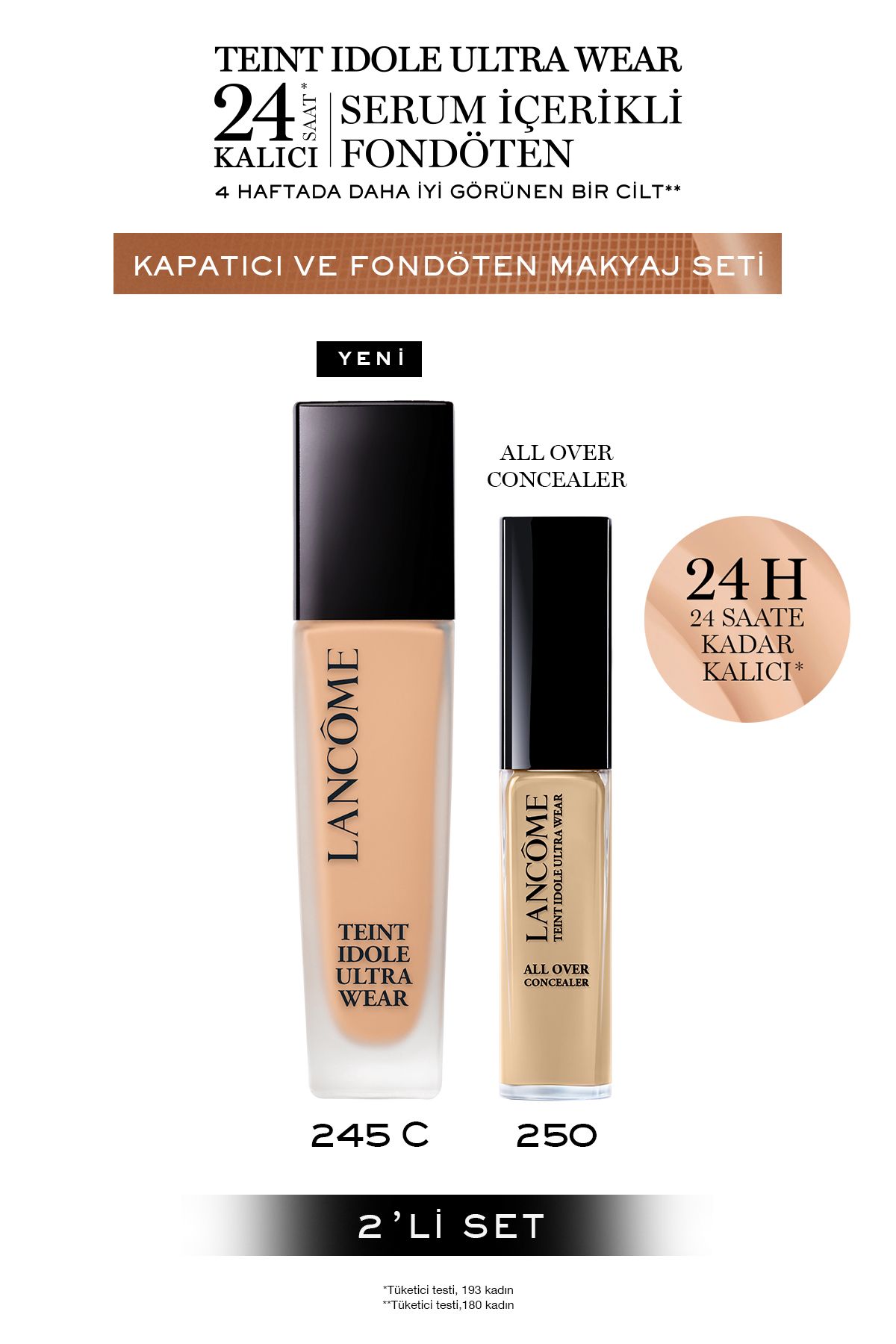 Lancome Teint Idole Fond De Teint Kadın Makyaj Seti 7829999999128