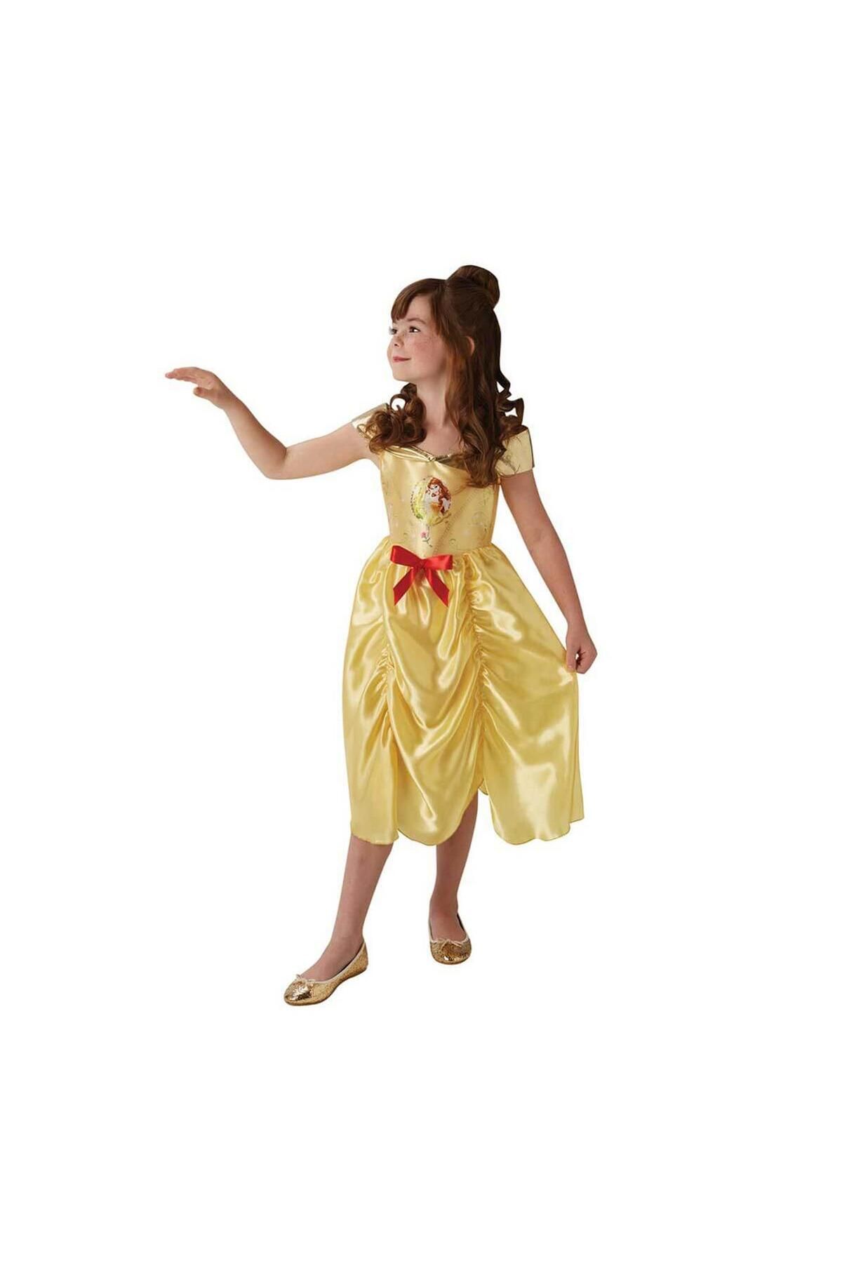 Rubies Lisanslı Disney Prensesleri Belle Disney Güzel ve Çirkin Prenses Belle Kostümü 3-4 Yaş 104 c