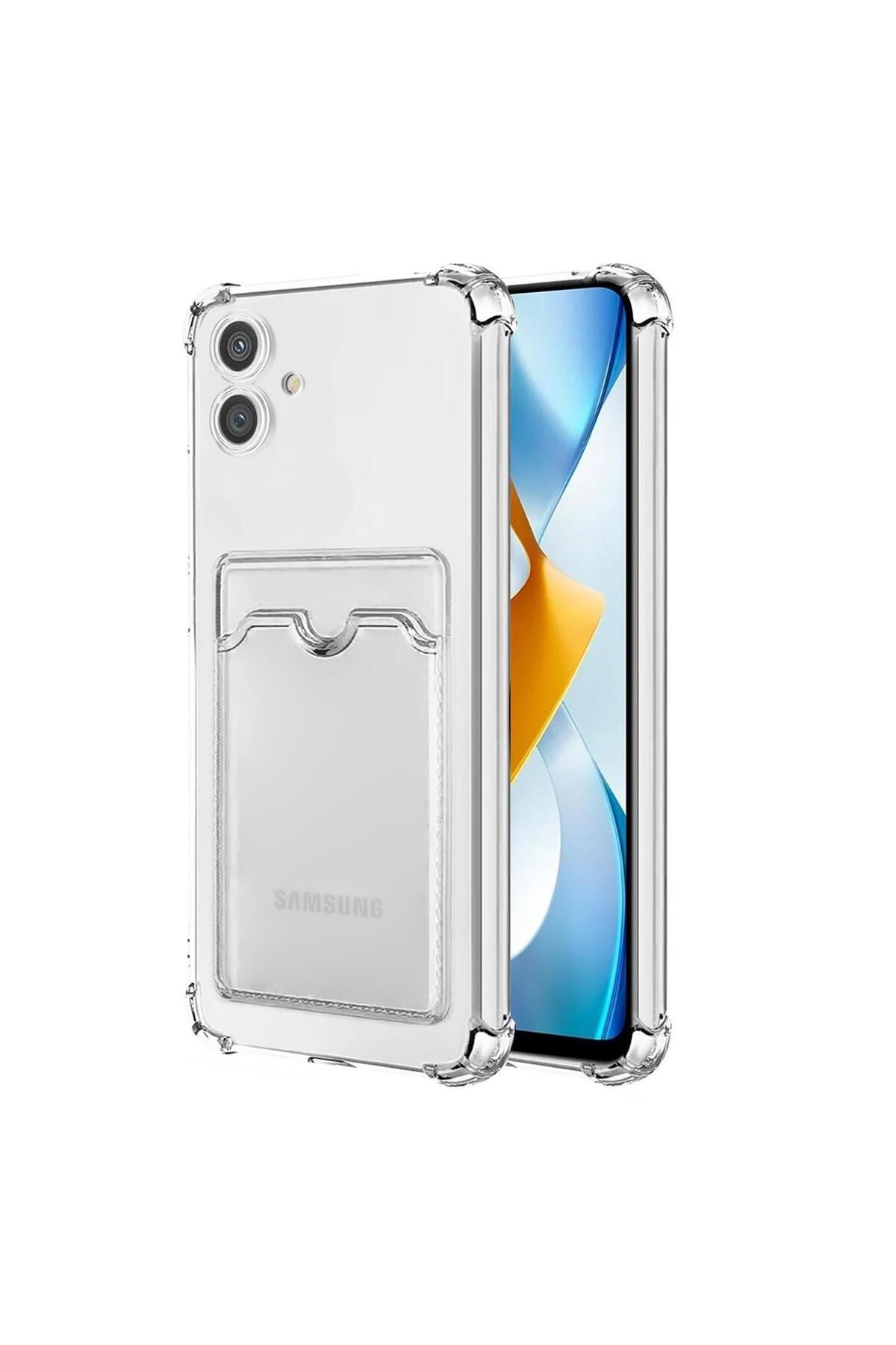 Microsonic Samsung Galaxy A05 Card Slot Shock Kılıf Şeffaf