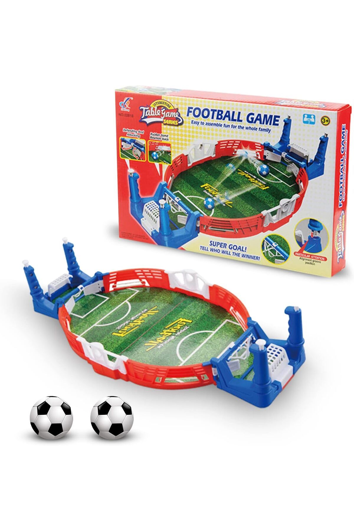ZEOZA Futbol Masa Oyunu Iki Kişilik Oyun Tuşlu Langırt Çocuklar için Hediye Oyuncak