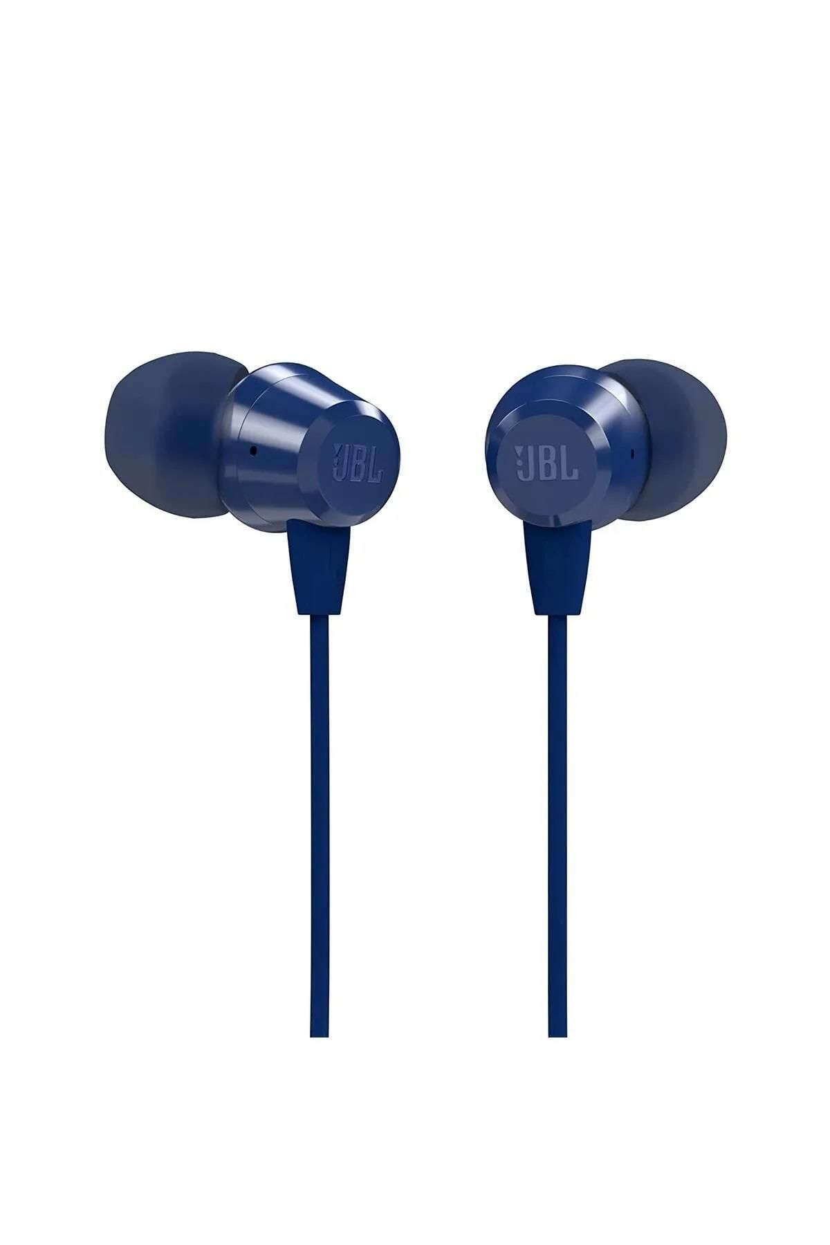 JBL C50 Hı Kablolu Kulaklık Mavi