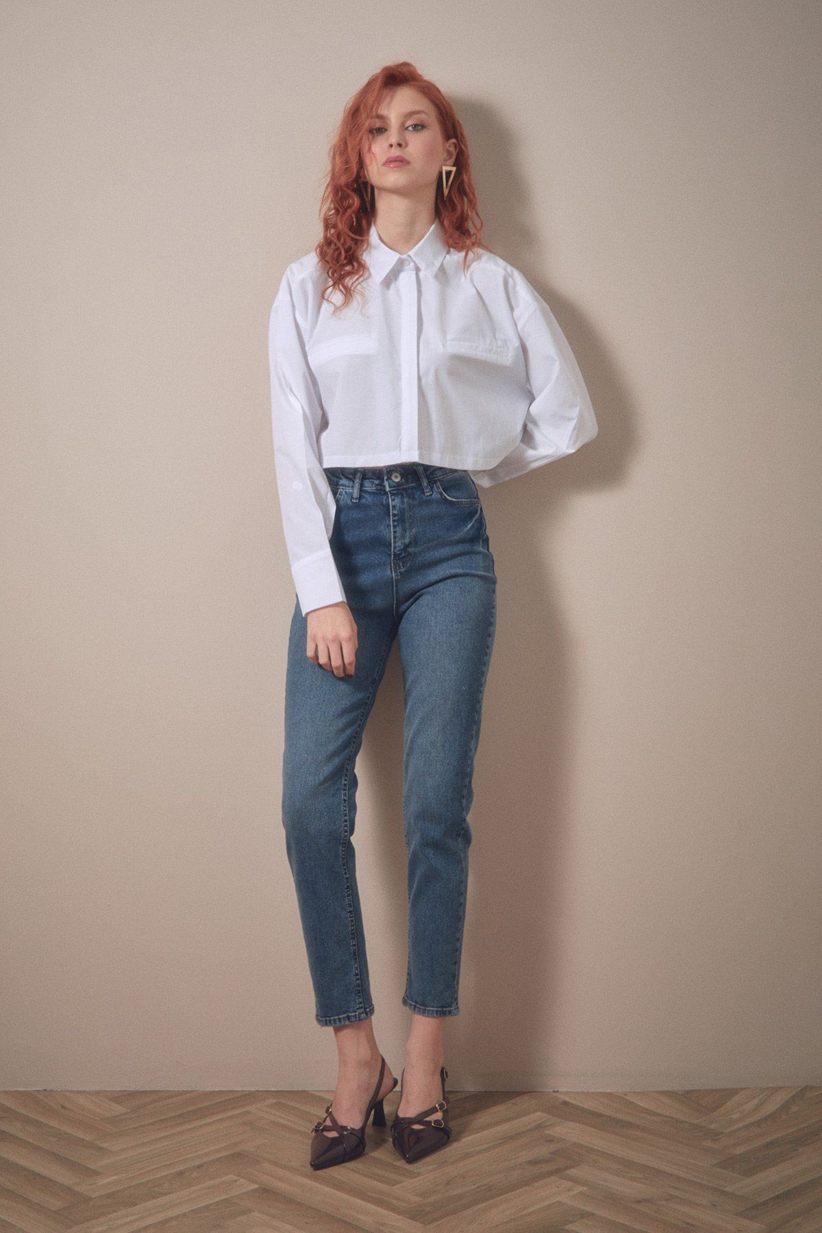Fullamoda Yüksek Bel Straight Jean