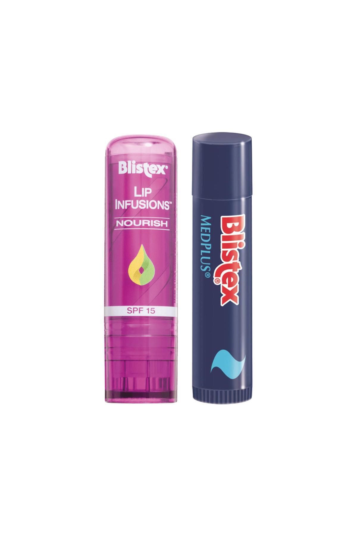 Blistex Pürüzsüz Dudaklar Besleyici Lip Infusions Nourish+kuru Ve Çatlamış Dudaklara Onarıcı Medplus Stick