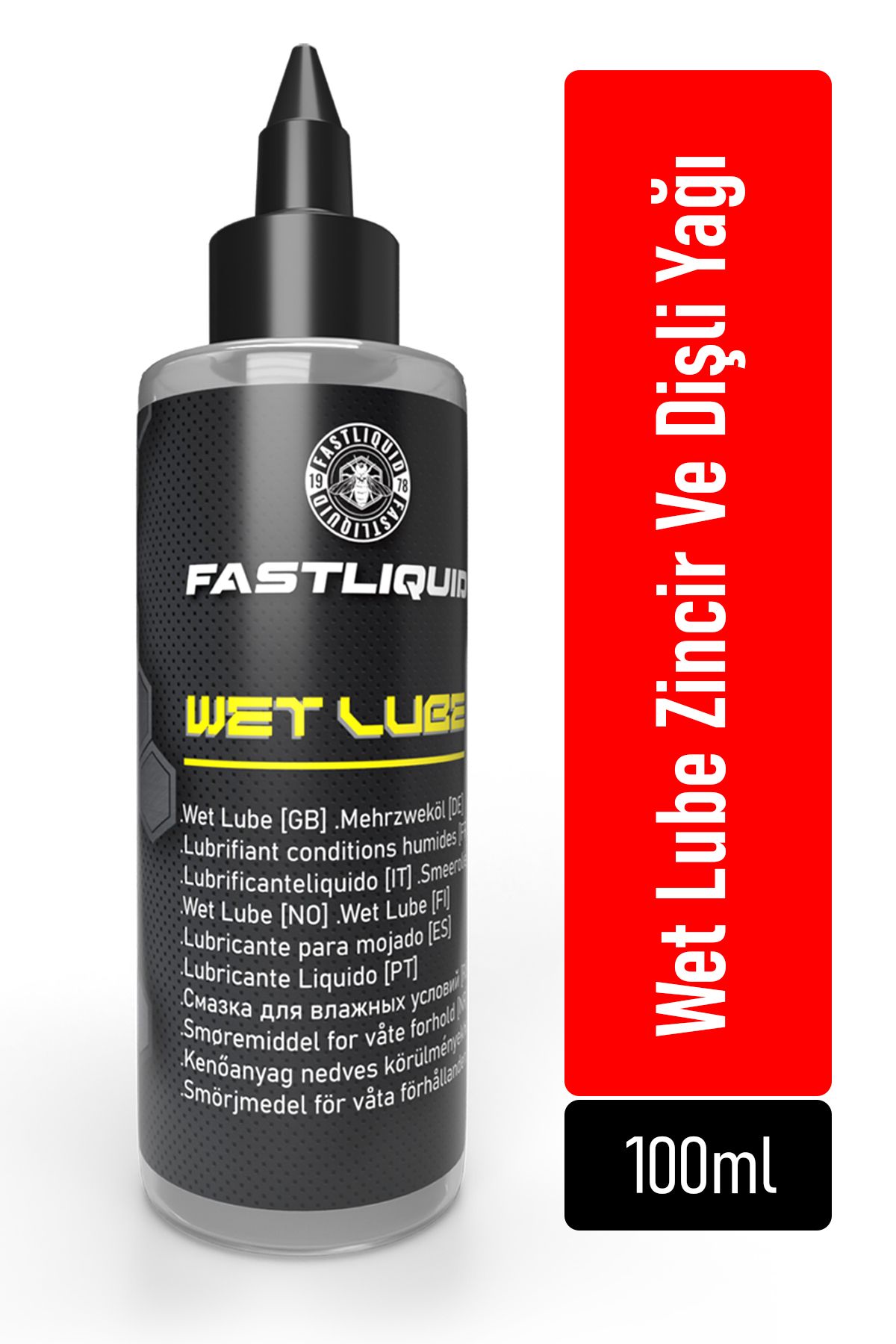 Fast Liquid Fastliquid Wet Lube Zincir Ve Dişli Yağı 100ml