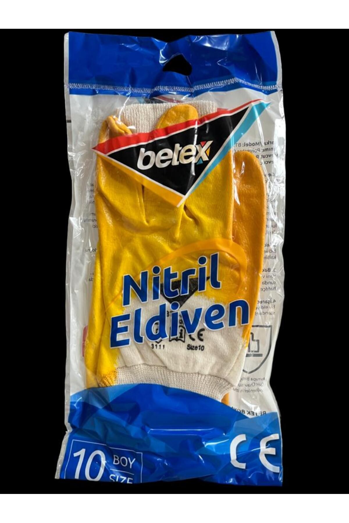 BETEX NİTRİL İNŞAAT ELDİVENİ NO 10