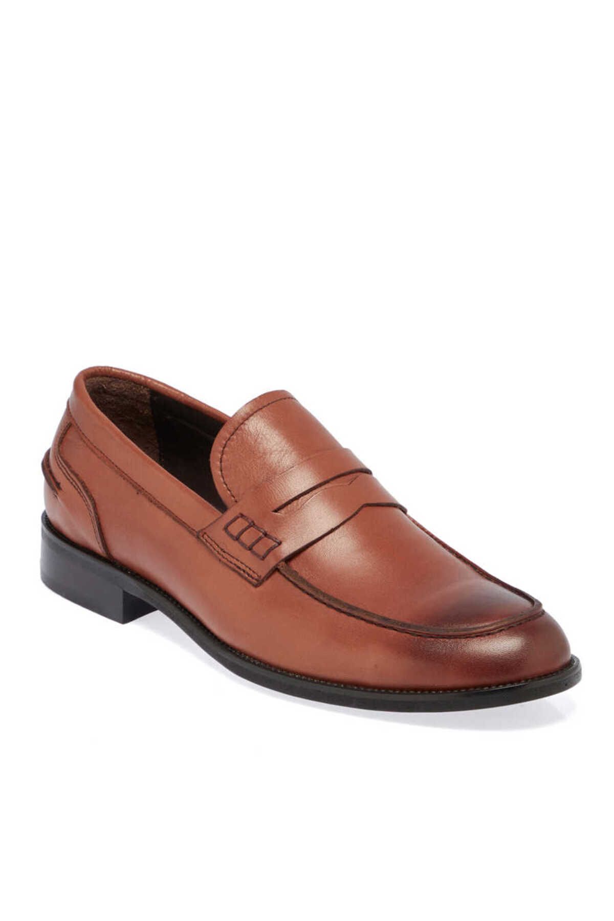 Tergan Taba Deri Erkek Klasik Ayakkabı - E23I1AY56291-A37