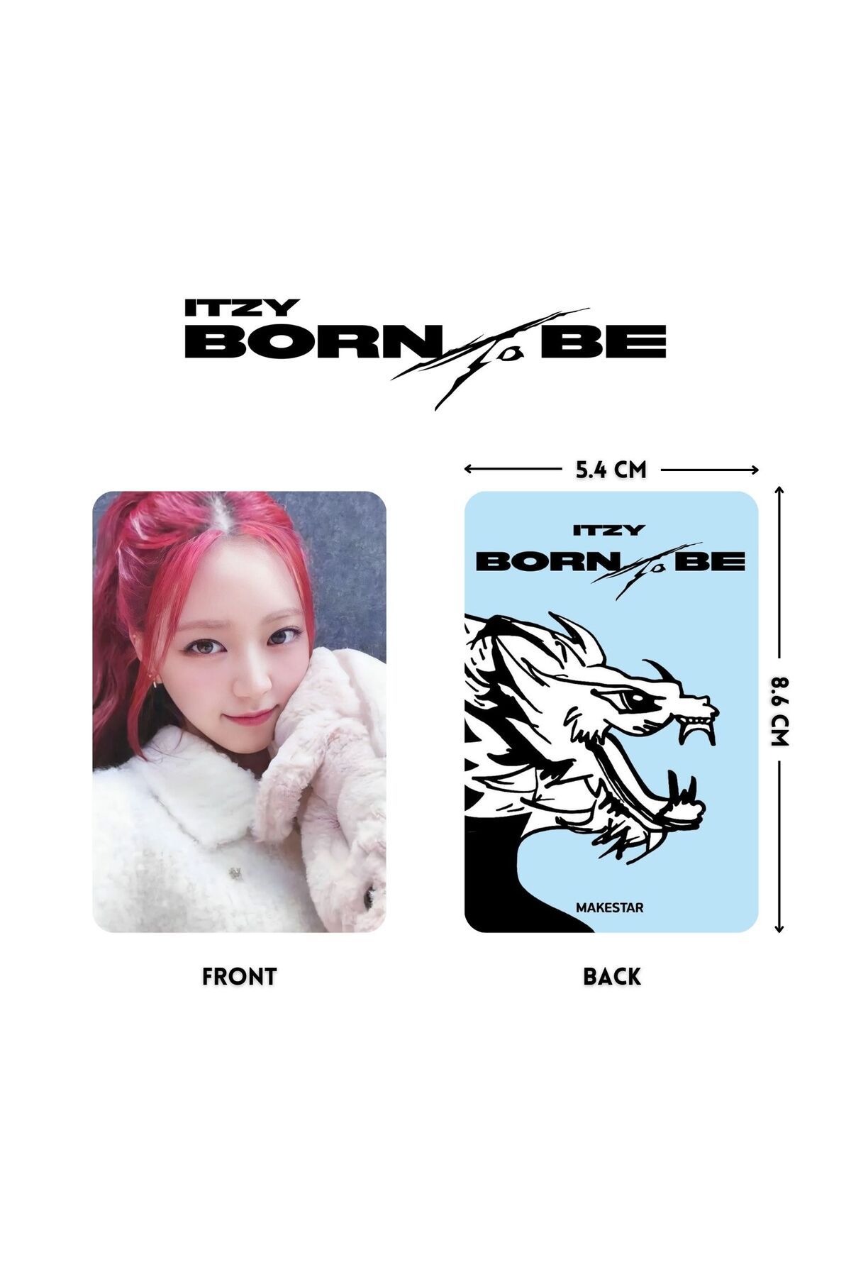ITZY '' Born to Be '' POB Photocards Set_1