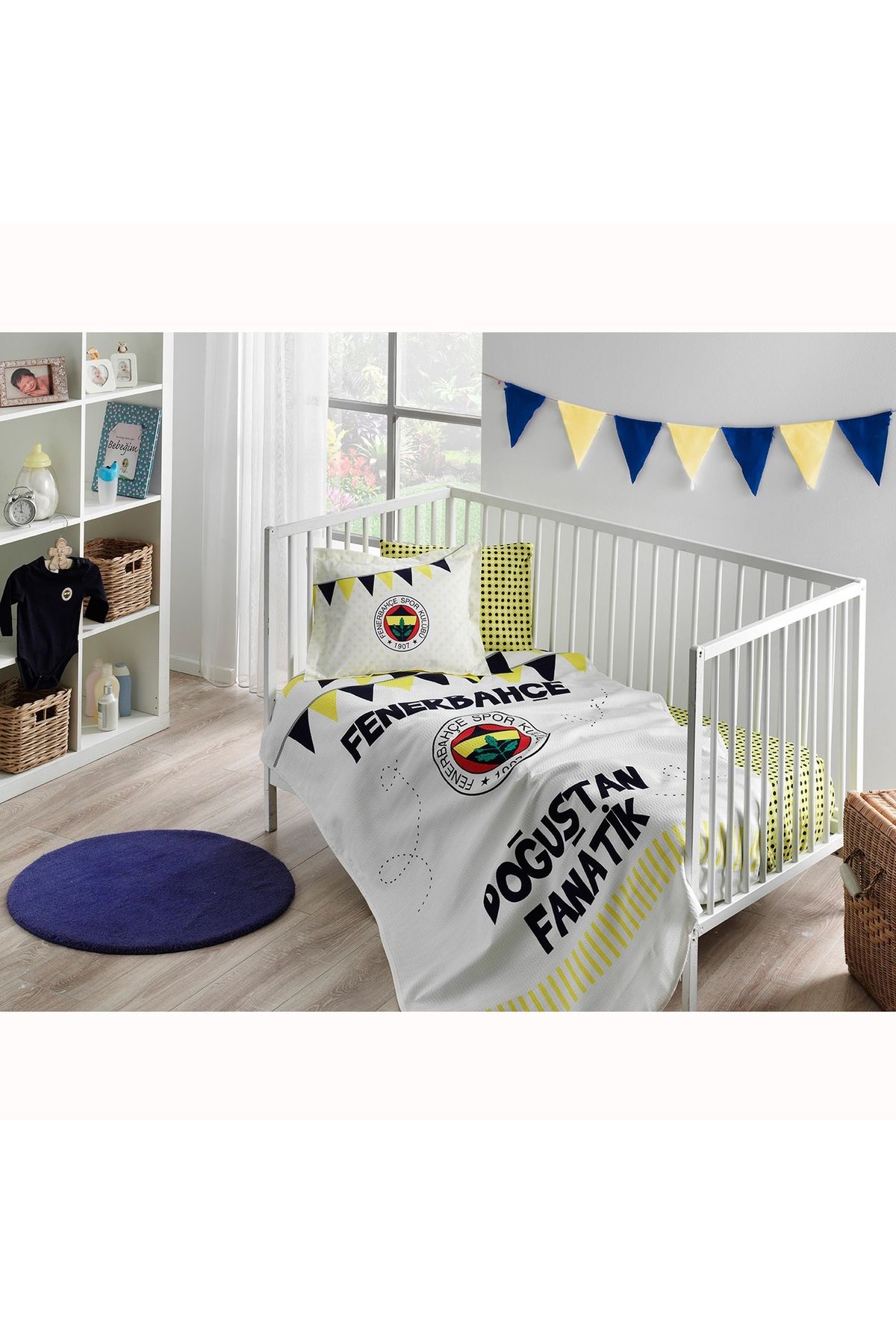 Taç Lisanslı Bebek Pike Takımı - Fenerbahçe Fanatik Baby