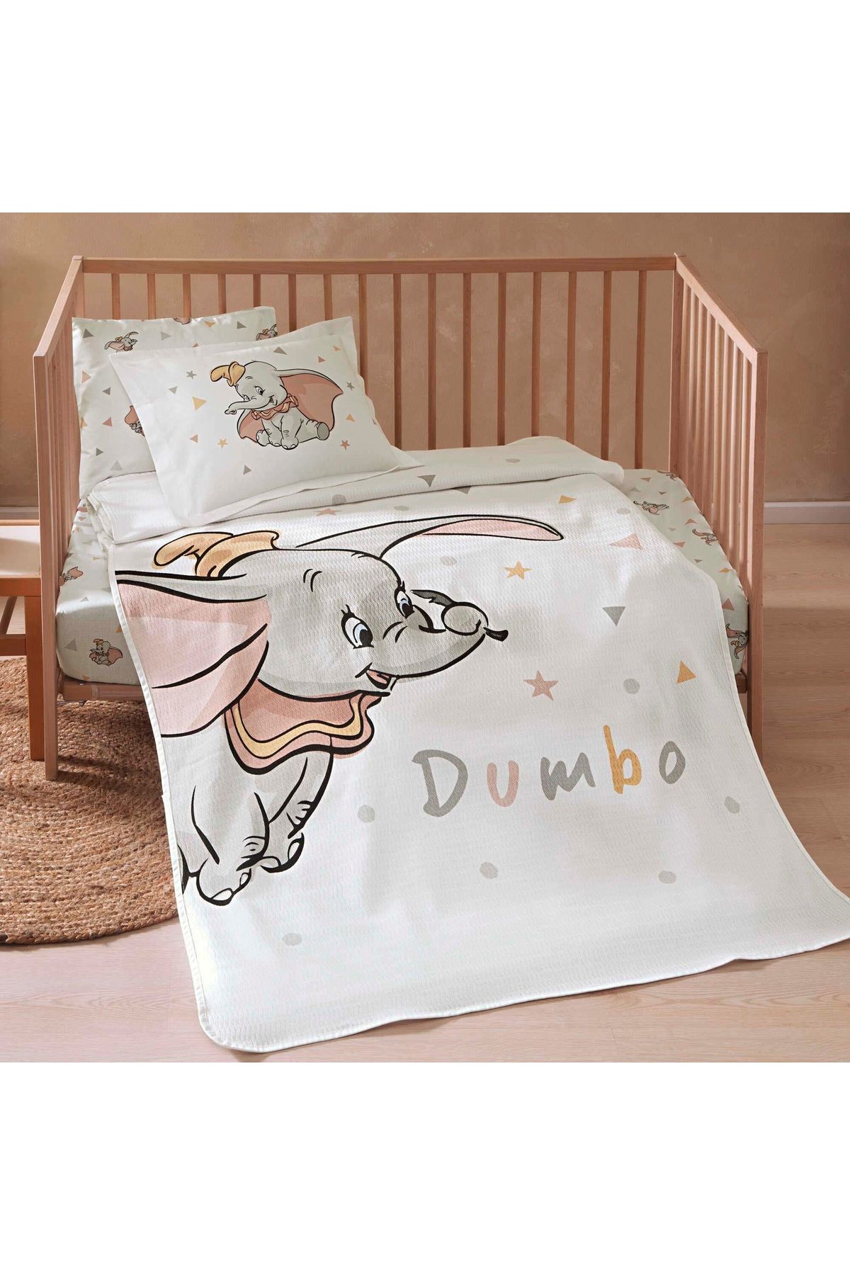 Taç Disney Dumbo Cute Pamuk Bebek Pike Takımı