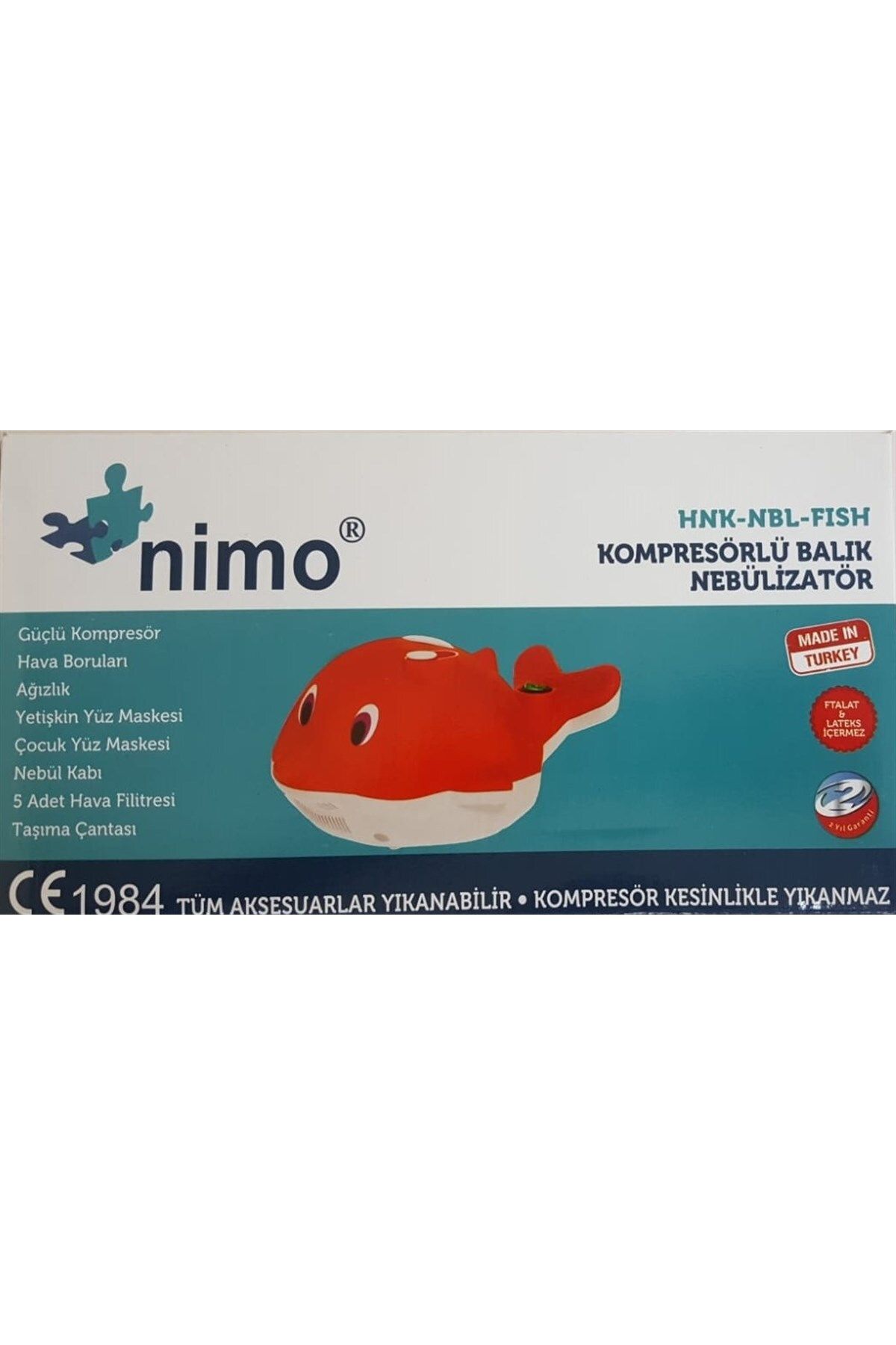 Nimo Nebulizatör Çocuk Balık Figürlü