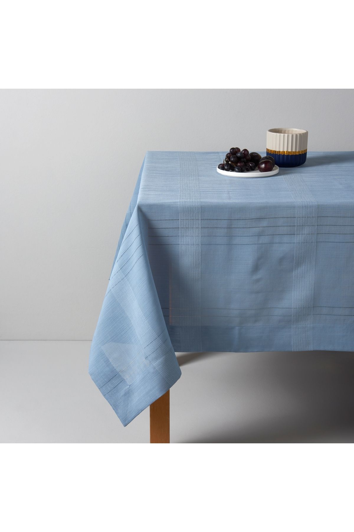 Linens Basic 160x220 Cm Masa Örtüsü Mavi