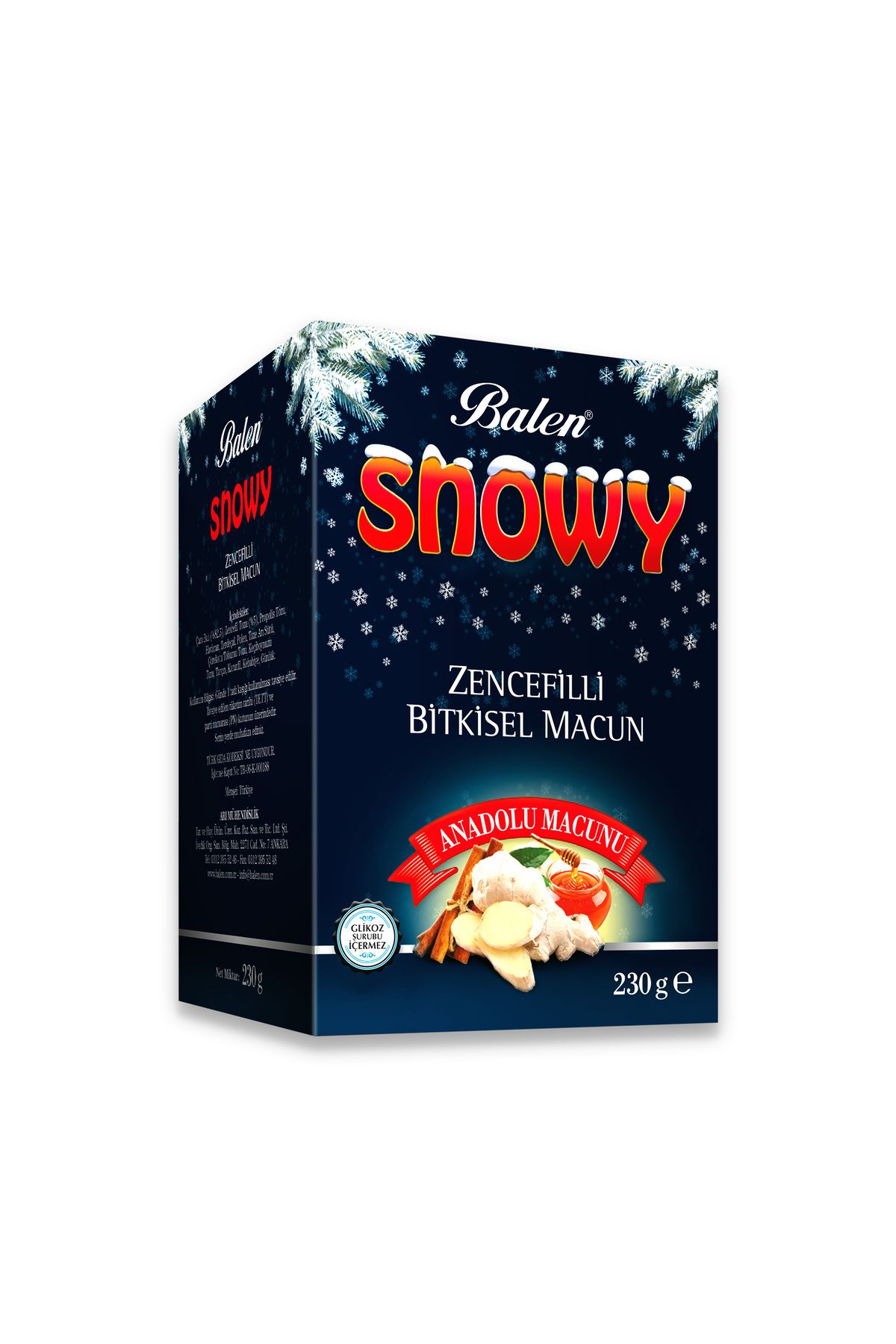 Balen Snowy Zencefilli Anadolu Kış Macunu 230 gr