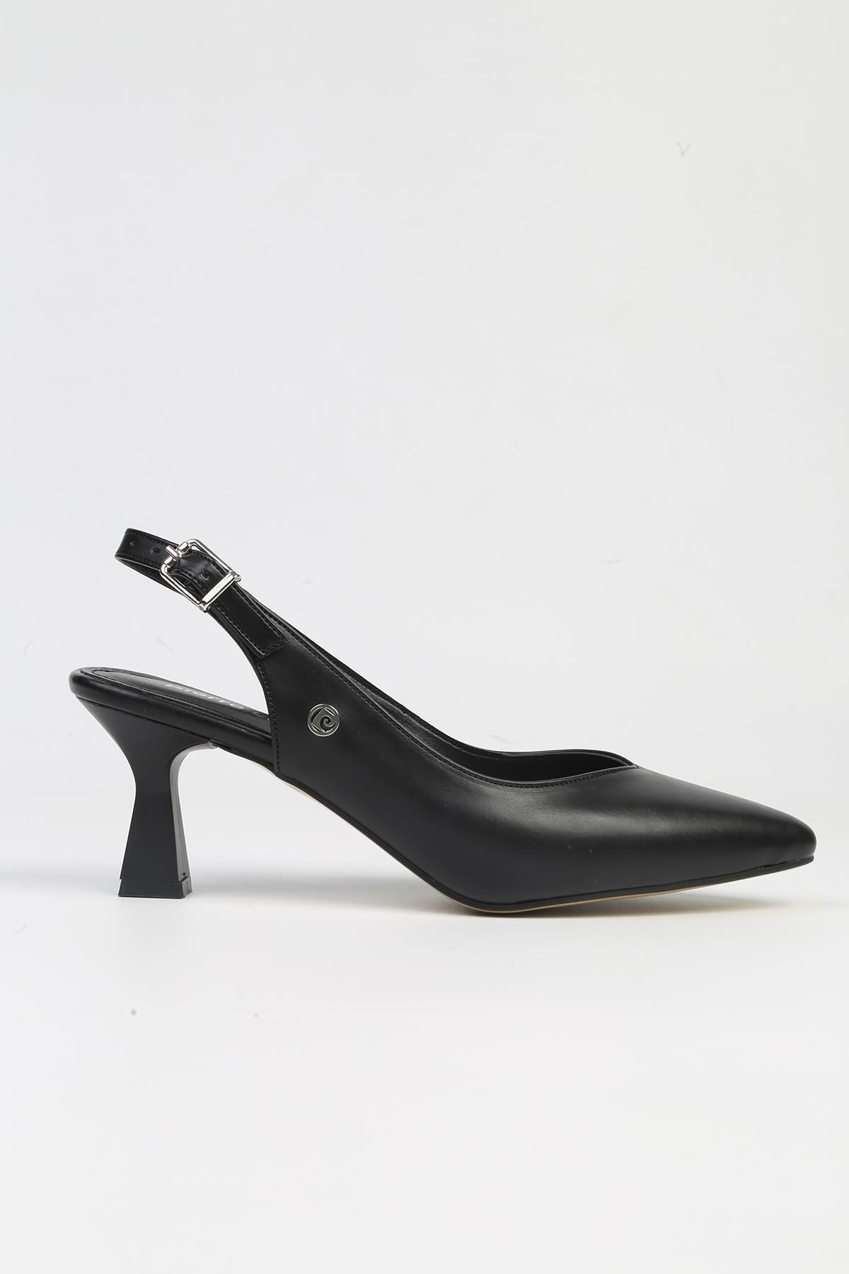 Pierre Cardin ® | PC-53125- 3829 Siyah-Kadın Topuklu Ayakkabı