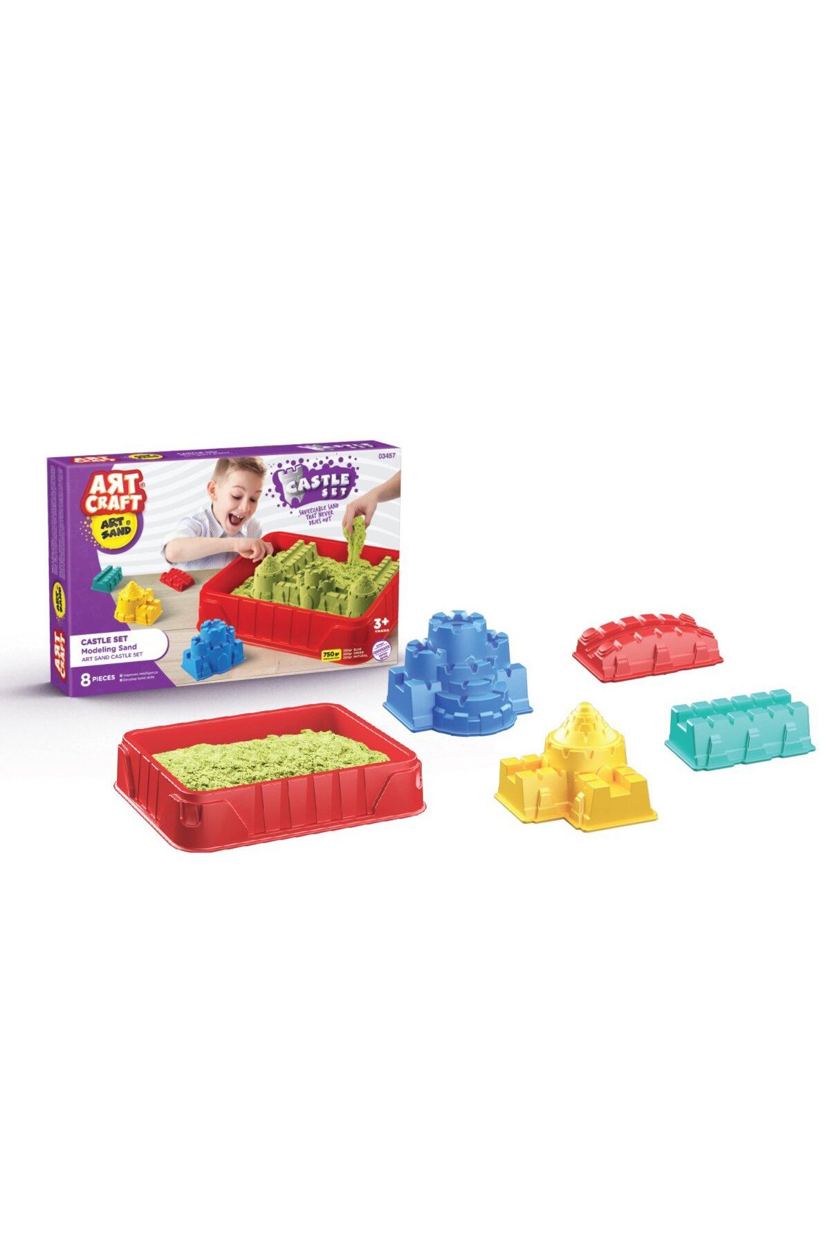 Fen Toys FABBATOYS Kale Seti Kinetik Oyun Kumu