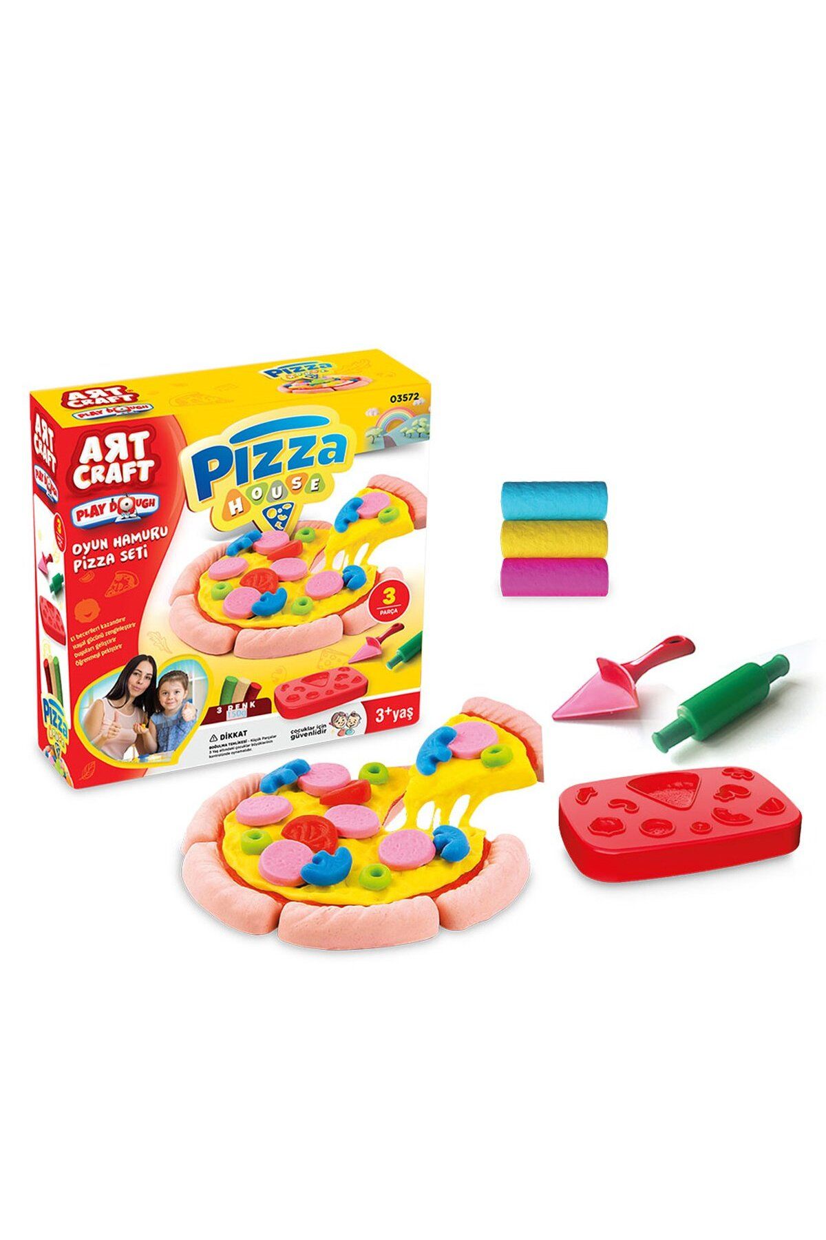 Fen Toys FABBATOYS Pizza Seti Oyun Hamuru 150 gr / +3 yaş