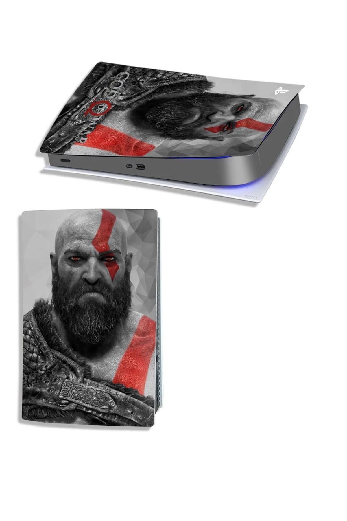 KT Decor God Of War Kratos Playstation 5 Standart Dijital Versiyon Sticker Kaplama Seti