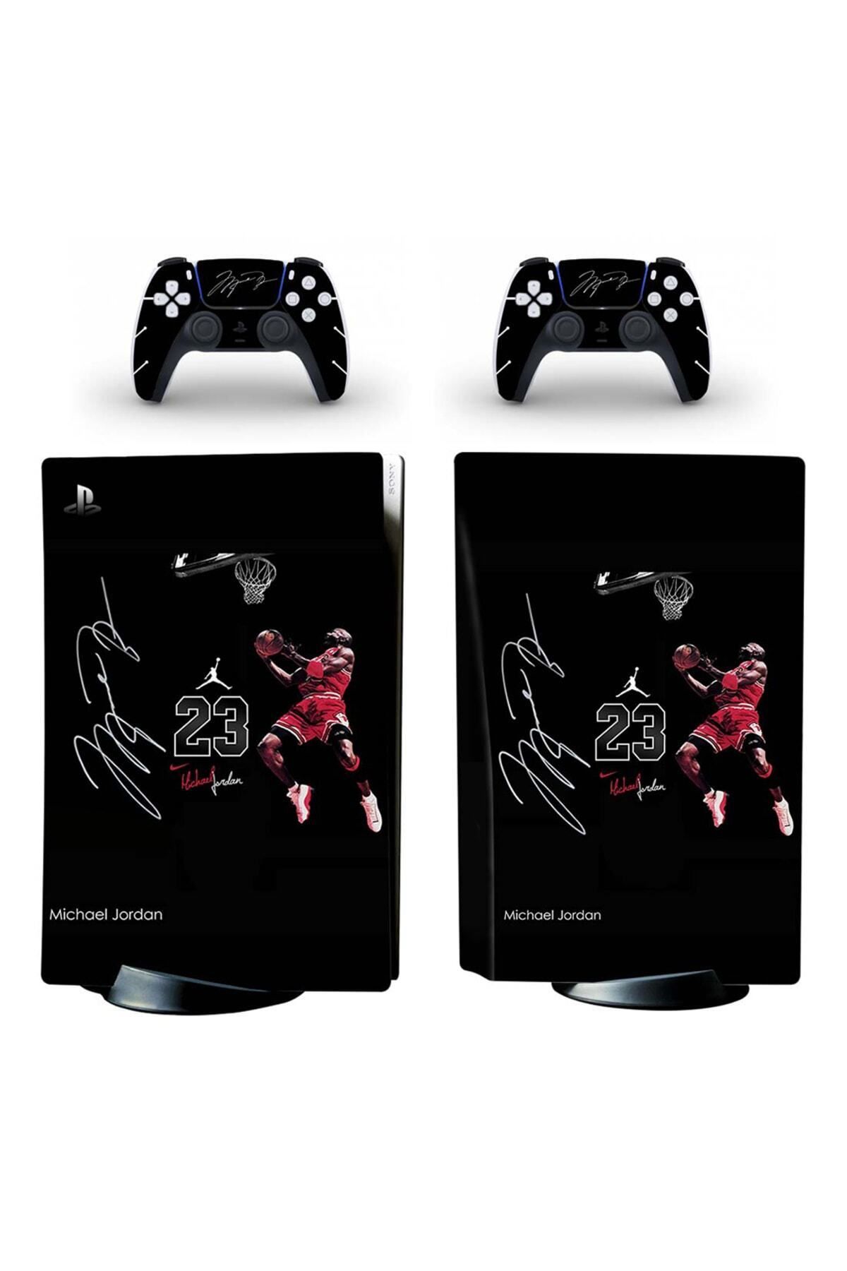 KT Decor Micheal Jordan Playstation 5 Standart Dijital Versiyon Sticker Kaplama Seti