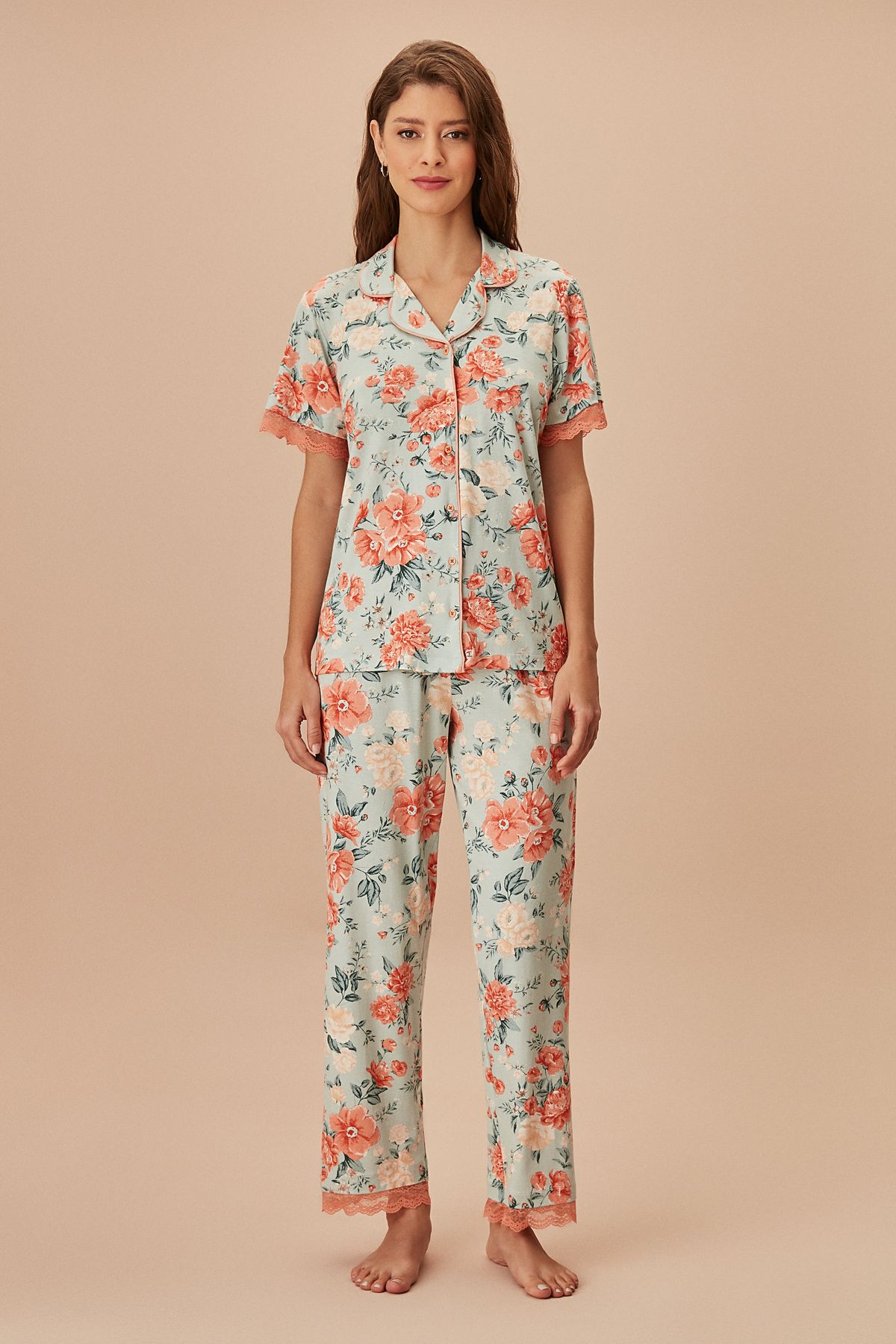 Suwen Mabel Maskülen Pijama Takımı