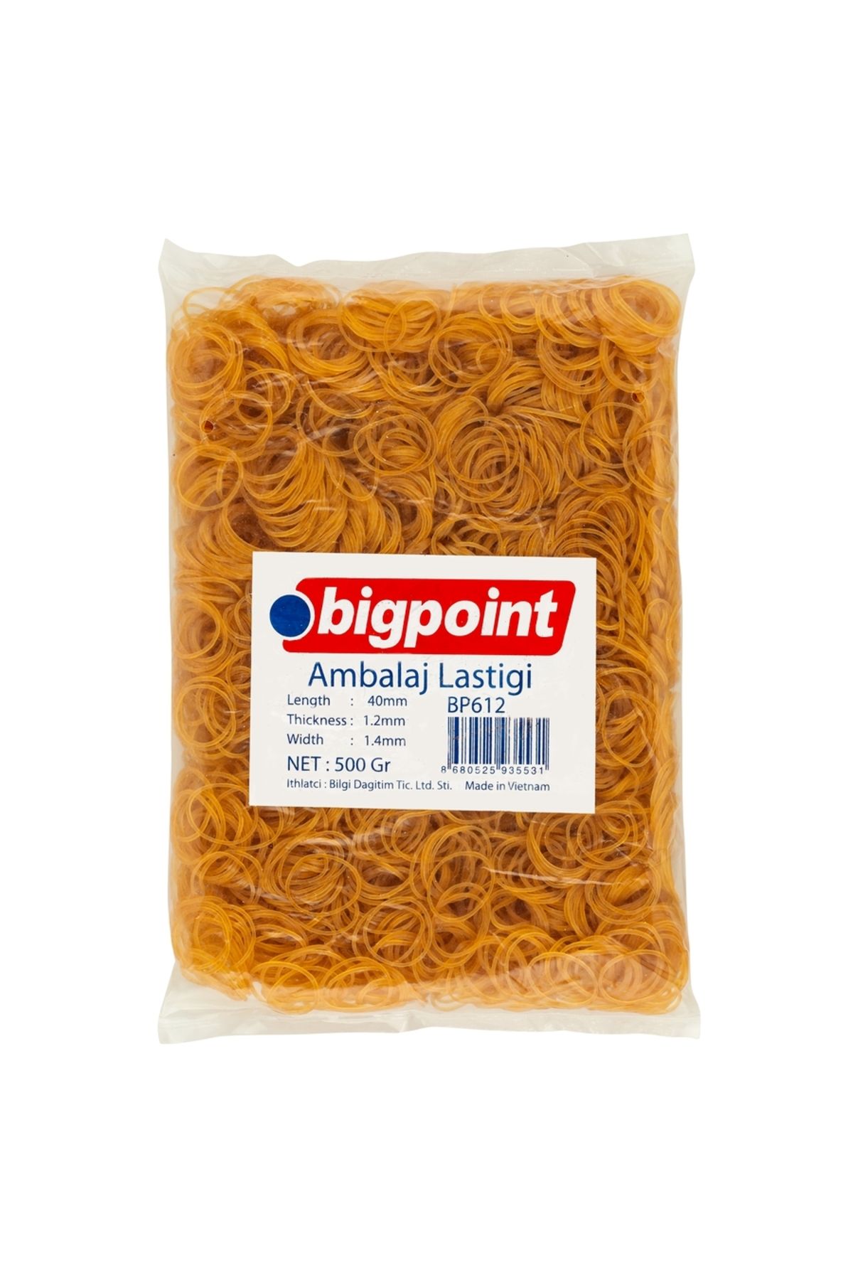 Bigpoint Mini Ambalaj Lastiği 500 Gram %100 Kauçuk 3'lü Paket