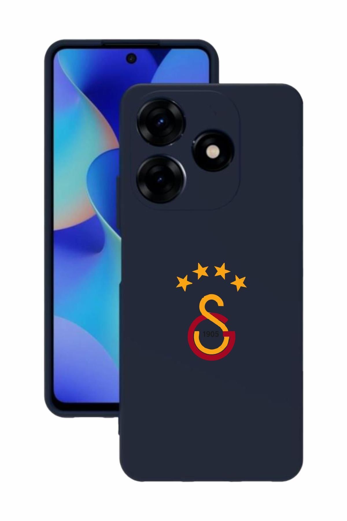 realme C53 Baskılı ve Kamera Korumalı Lacivert Renk Silikon Kılıf